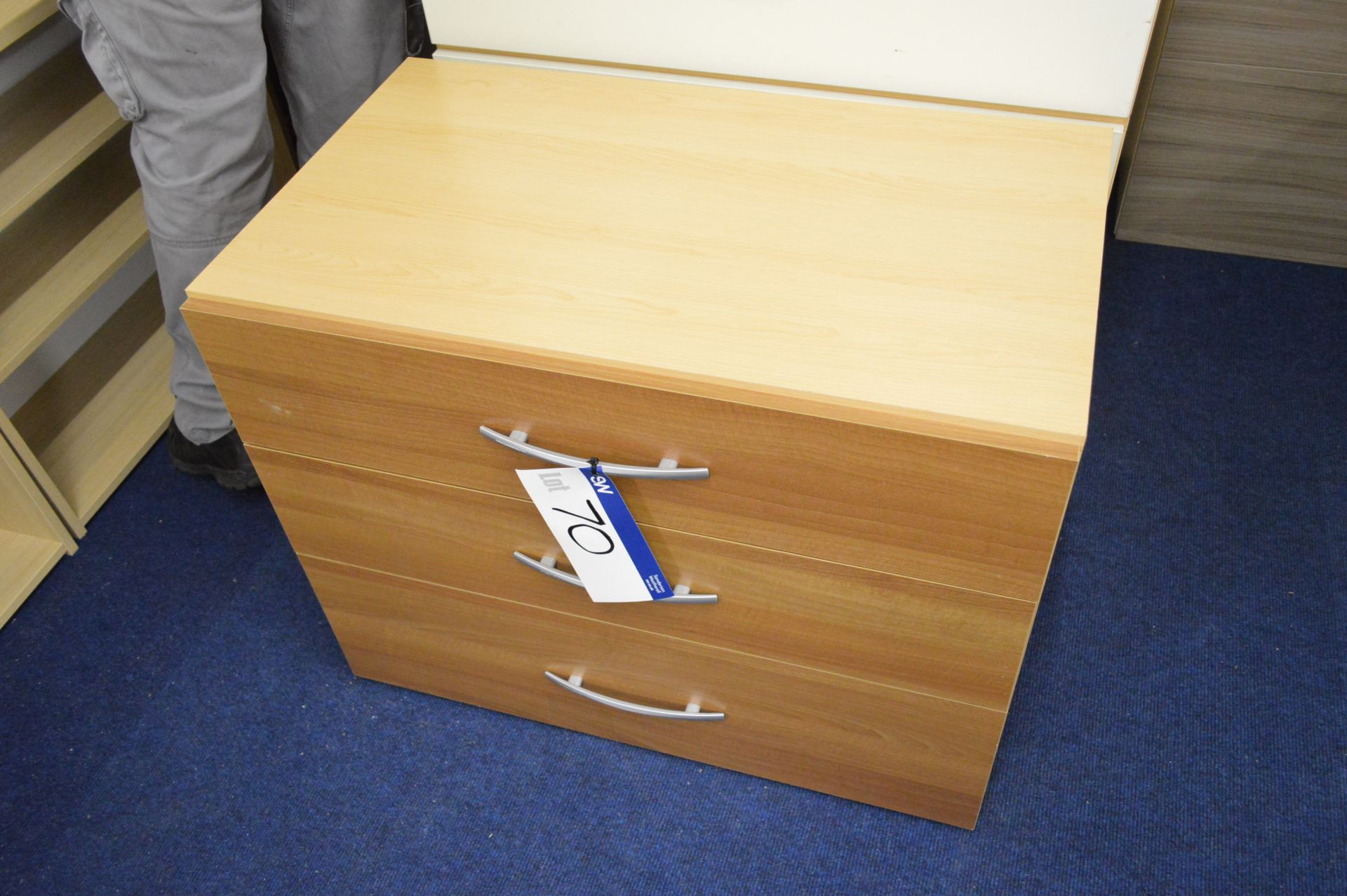 Three Drawer Storage Unit, 900mm wide