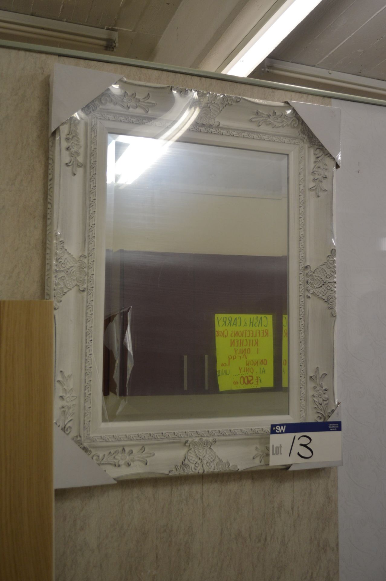 Framed Classic Mirror, approx. 740mm x 920mm high