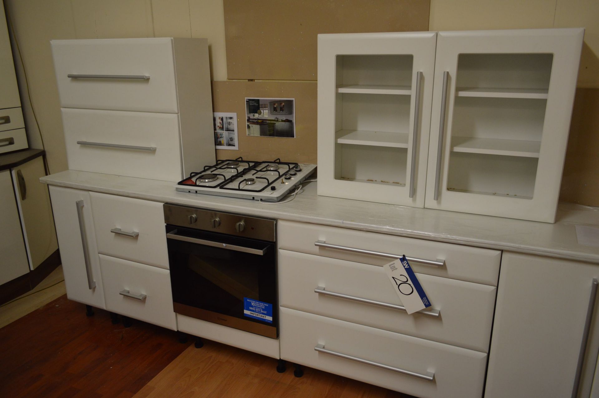 ASPEN WHITE KITCHEN UNIT, approx. 3m long - Image 2 of 6