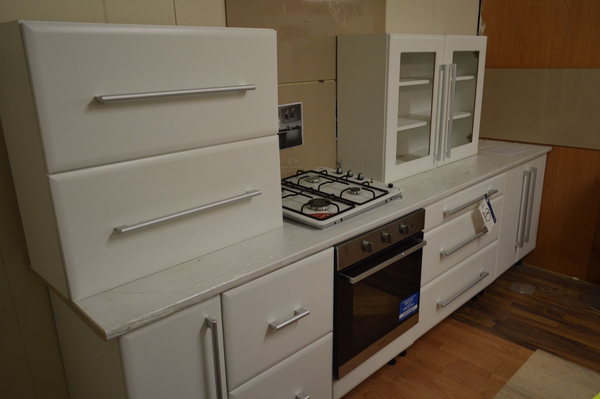 ASPEN WHITE KITCHEN UNIT, approx. 3m long