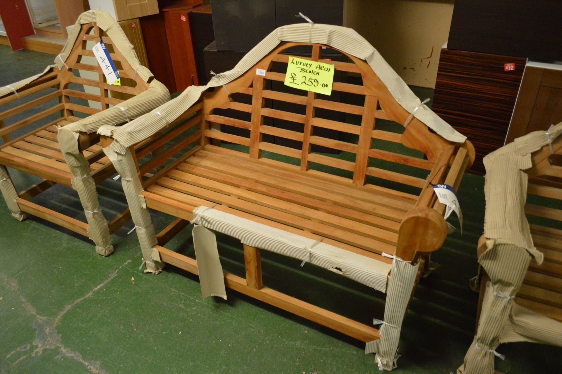 Luxury Solid Wood Garden Arch Bench