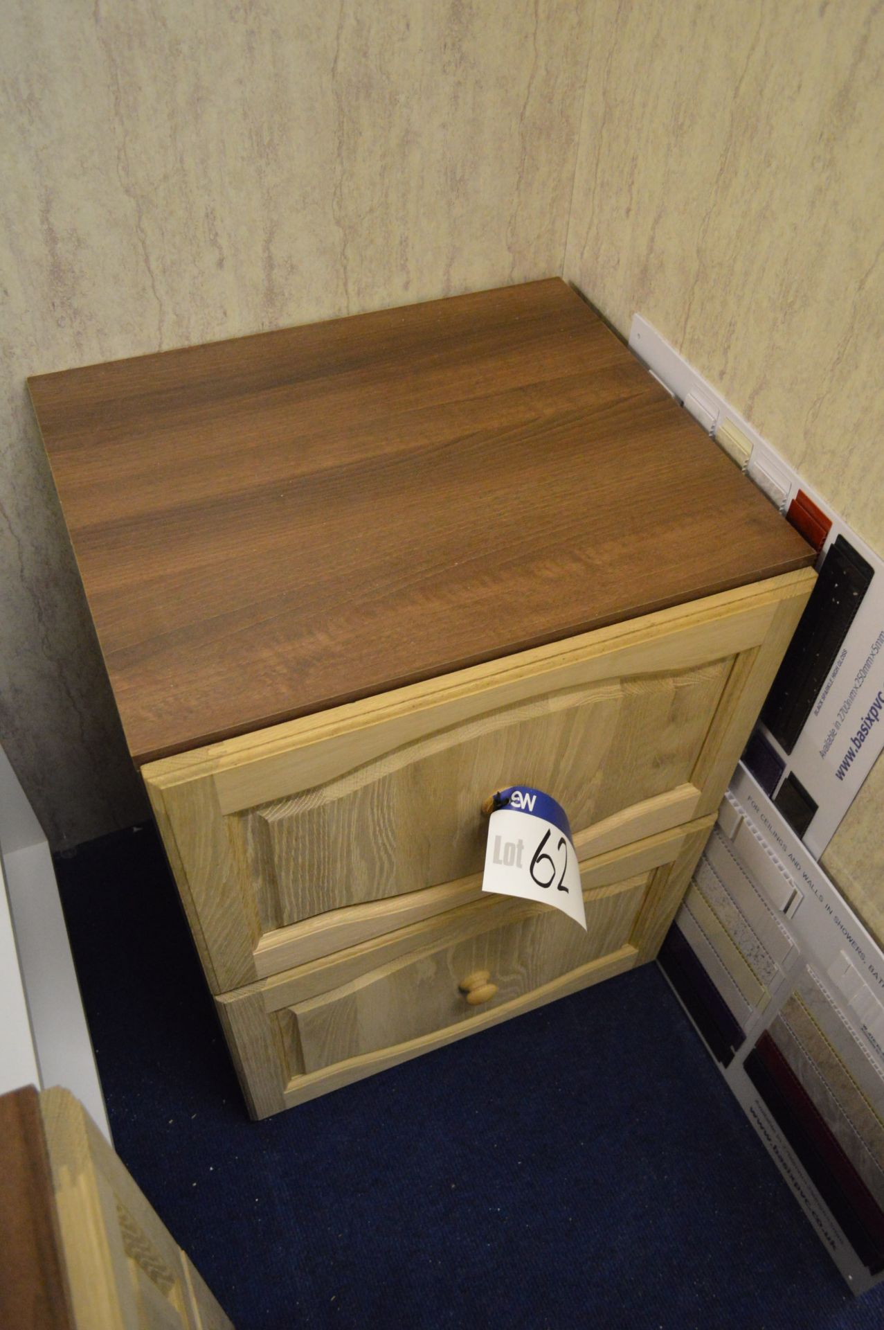 Large Two Drawer Unit, 600mm wide
