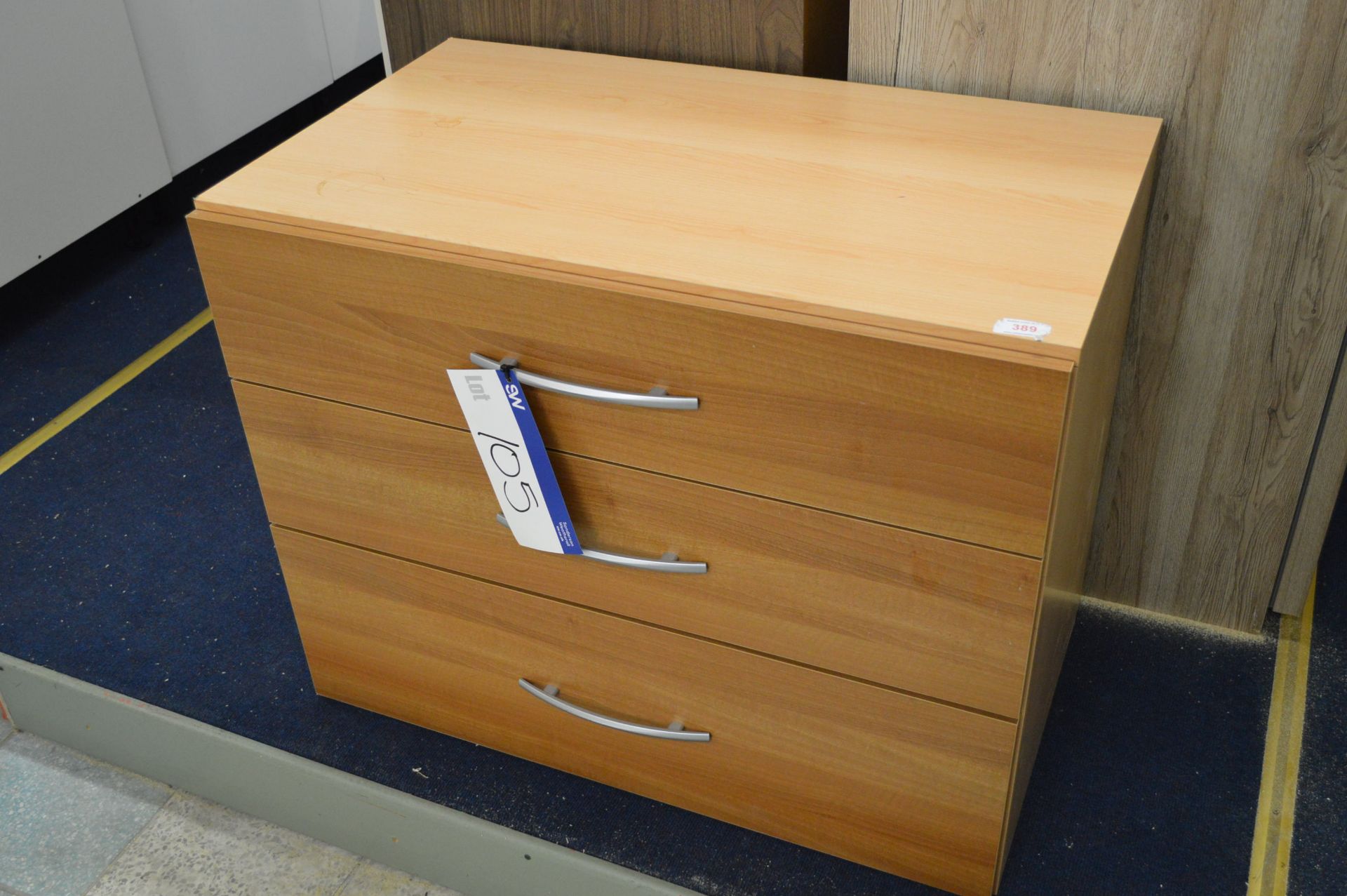 Three Drawer Chest, 900mm wide