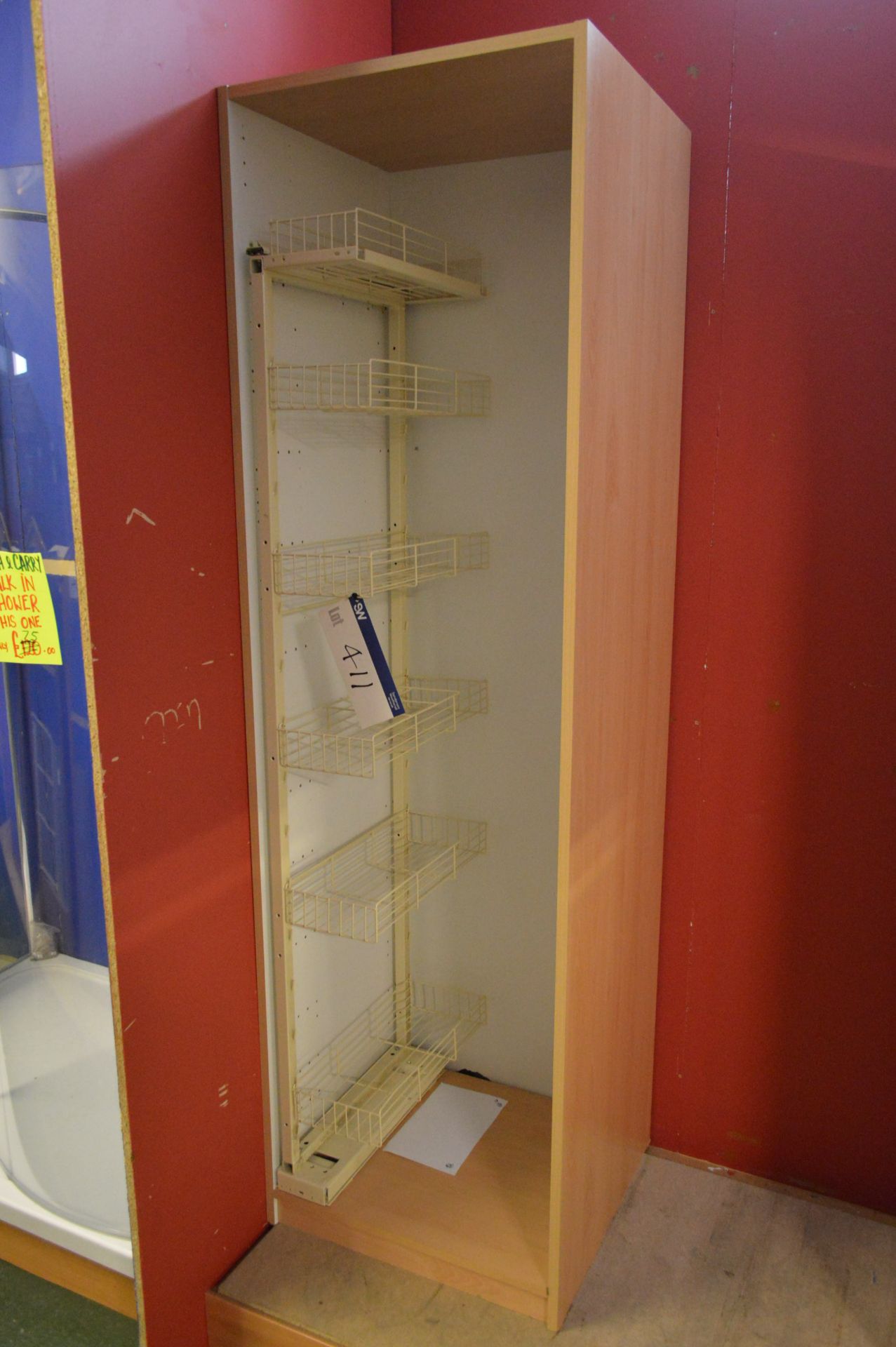 600mm wide Pull-out Larder Unit Cabinet