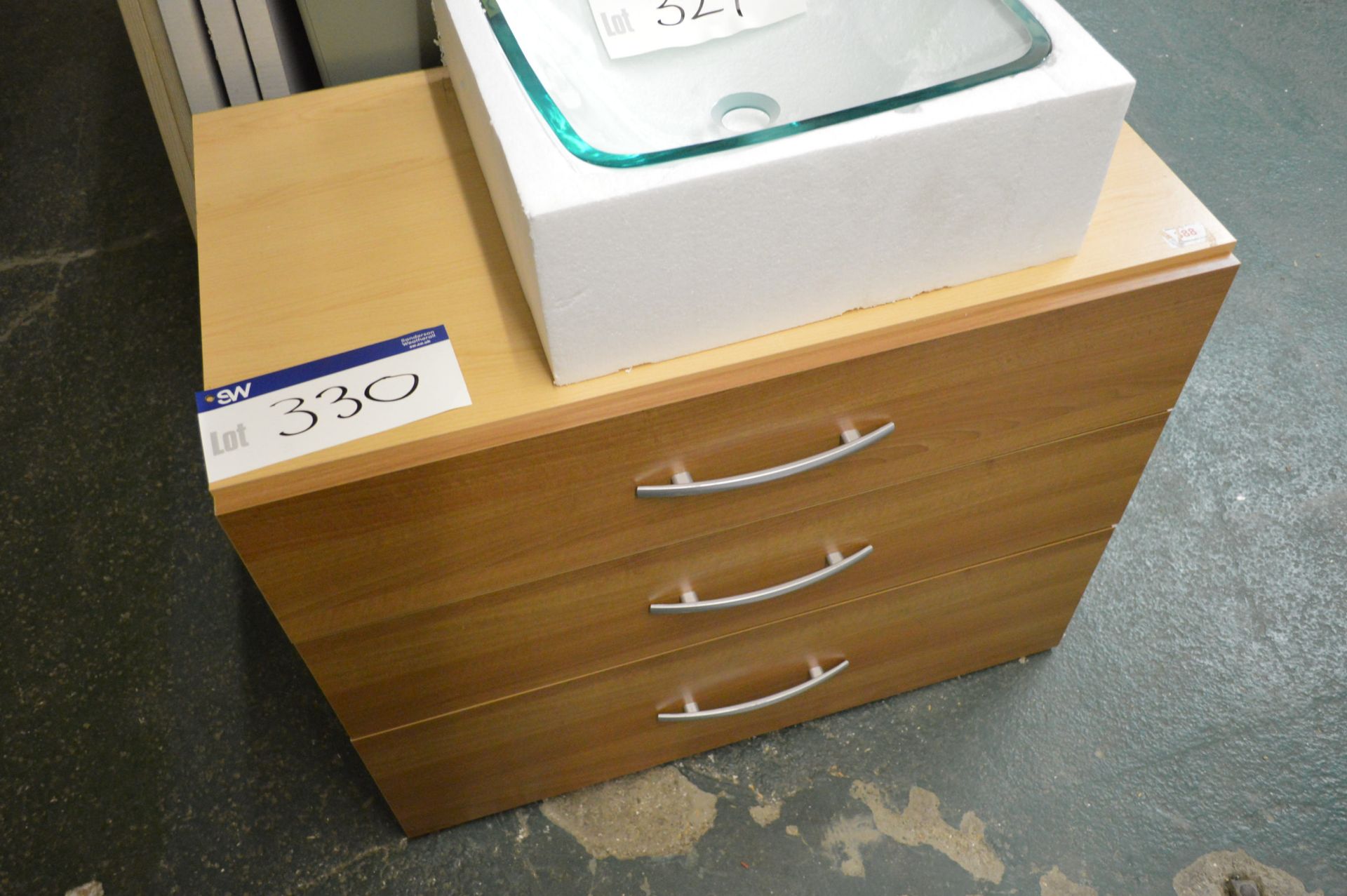 Three Drawer Chest, 900mm