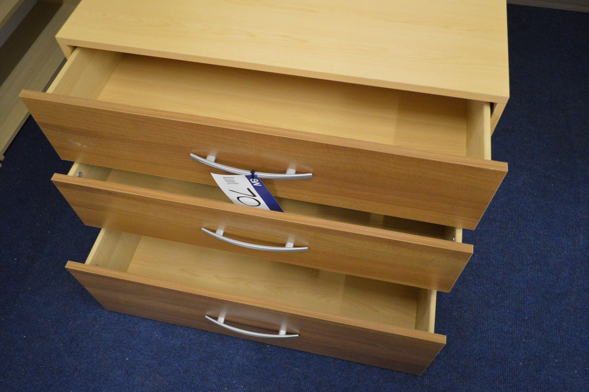 Three Drawer Storage Unit, 900mm wide - Image 2 of 2