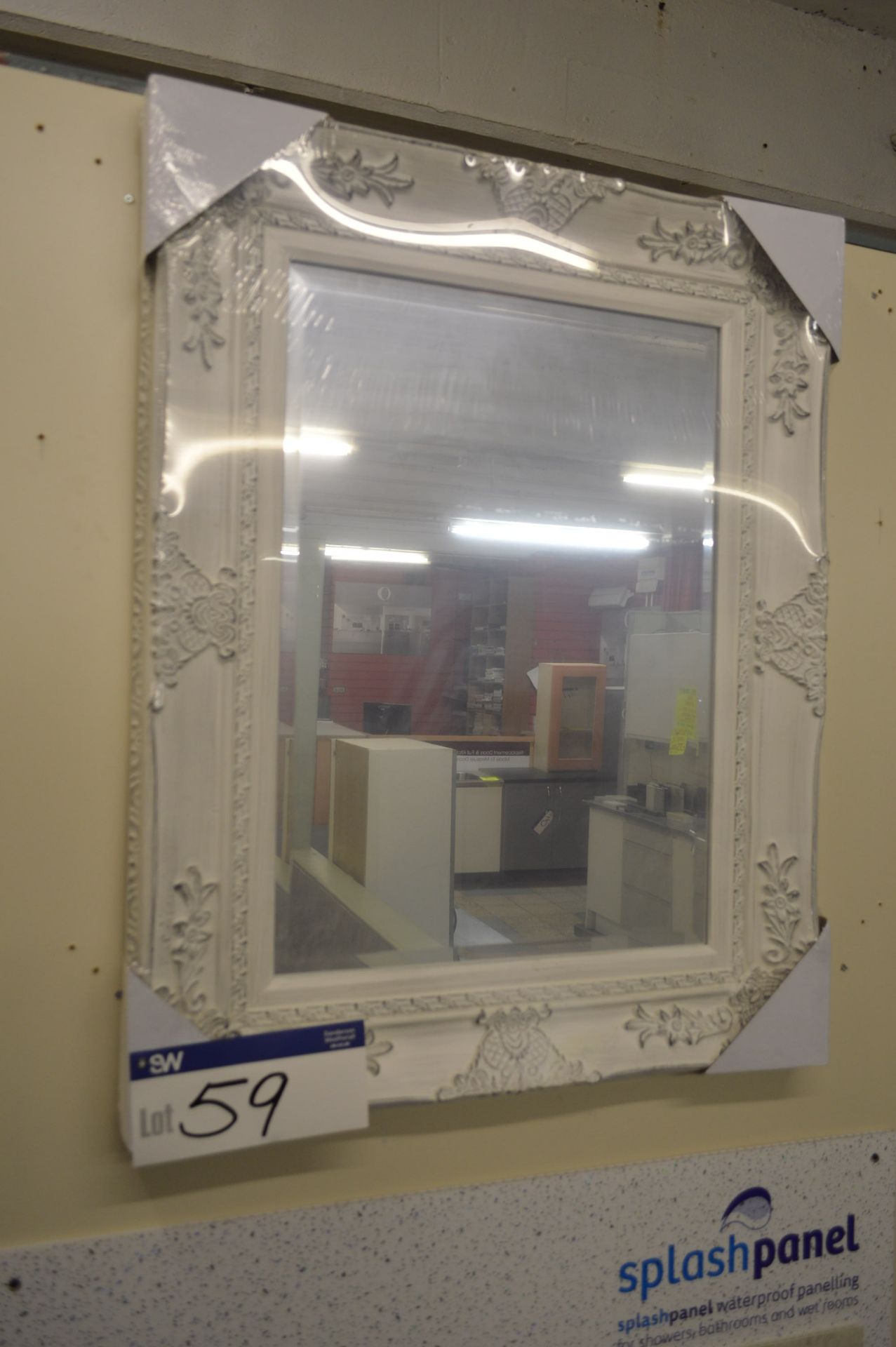 Framed Classic Mirror, approx. 740mm x 920mm high