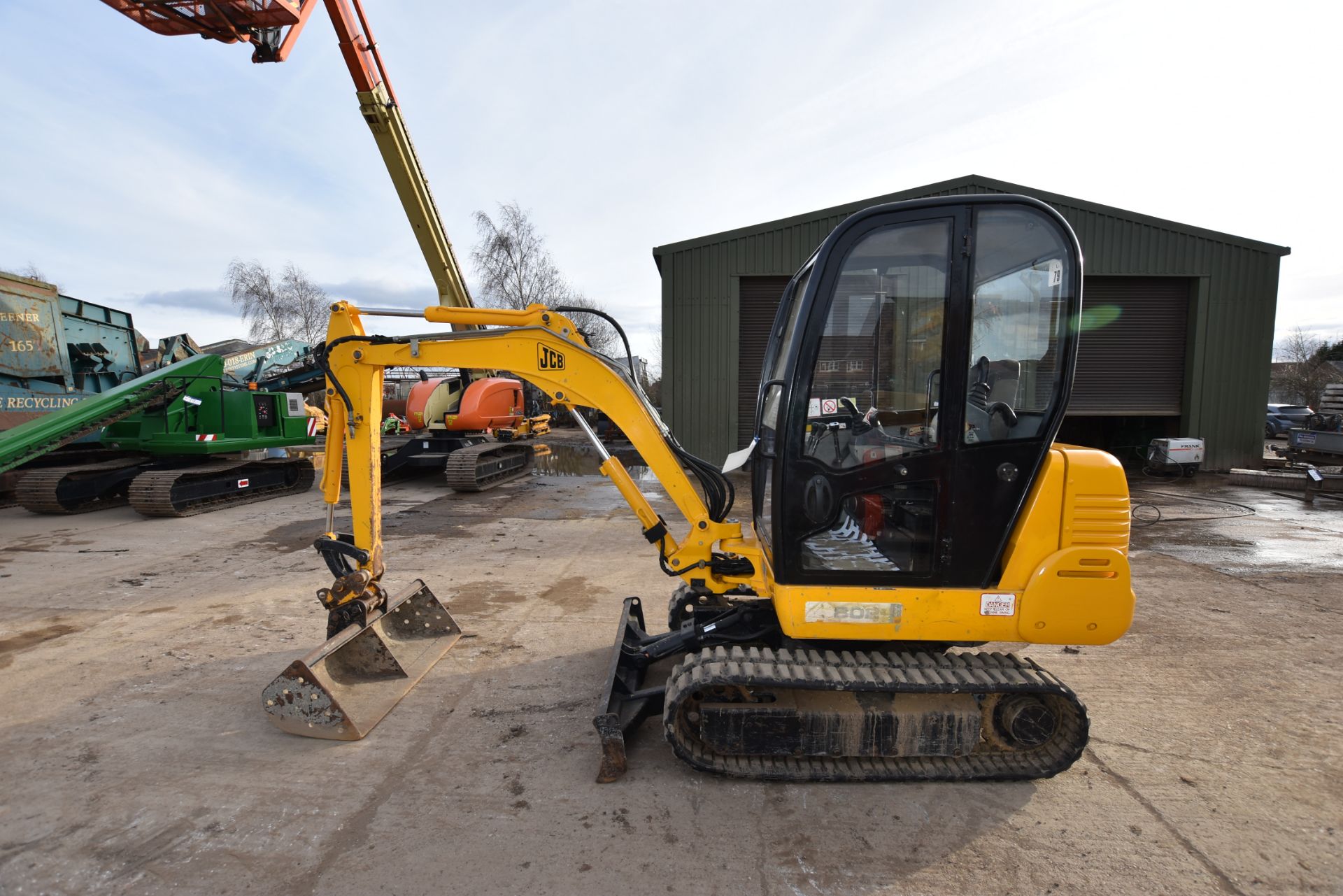 JCB 802 360° Mini Excavator, Serial No: SLP802S4E/044154 with Hammer Piping, Year of Manufacture: - Image 2 of 5