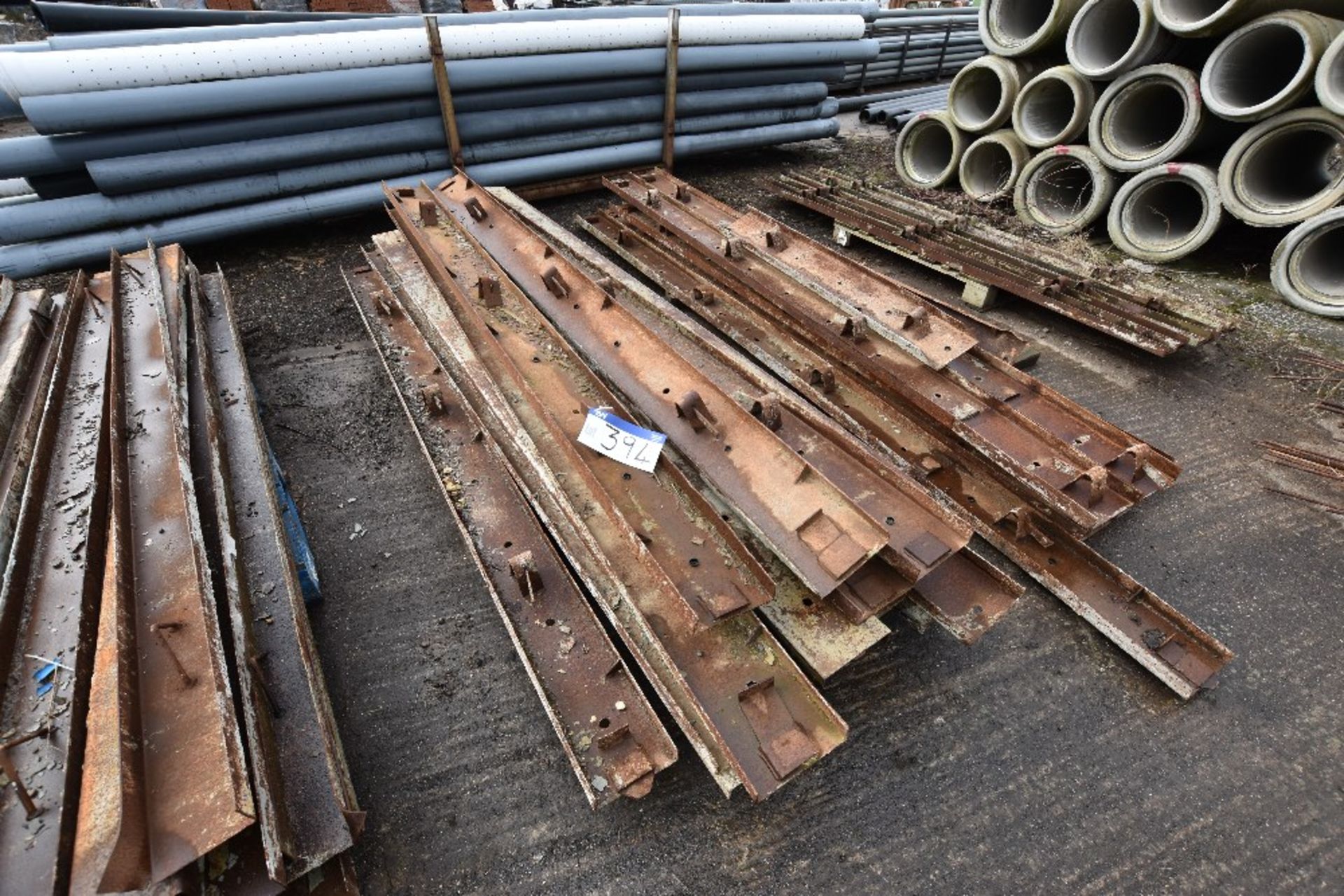 38 x Sections of 8” Steel Shuttering x 3m