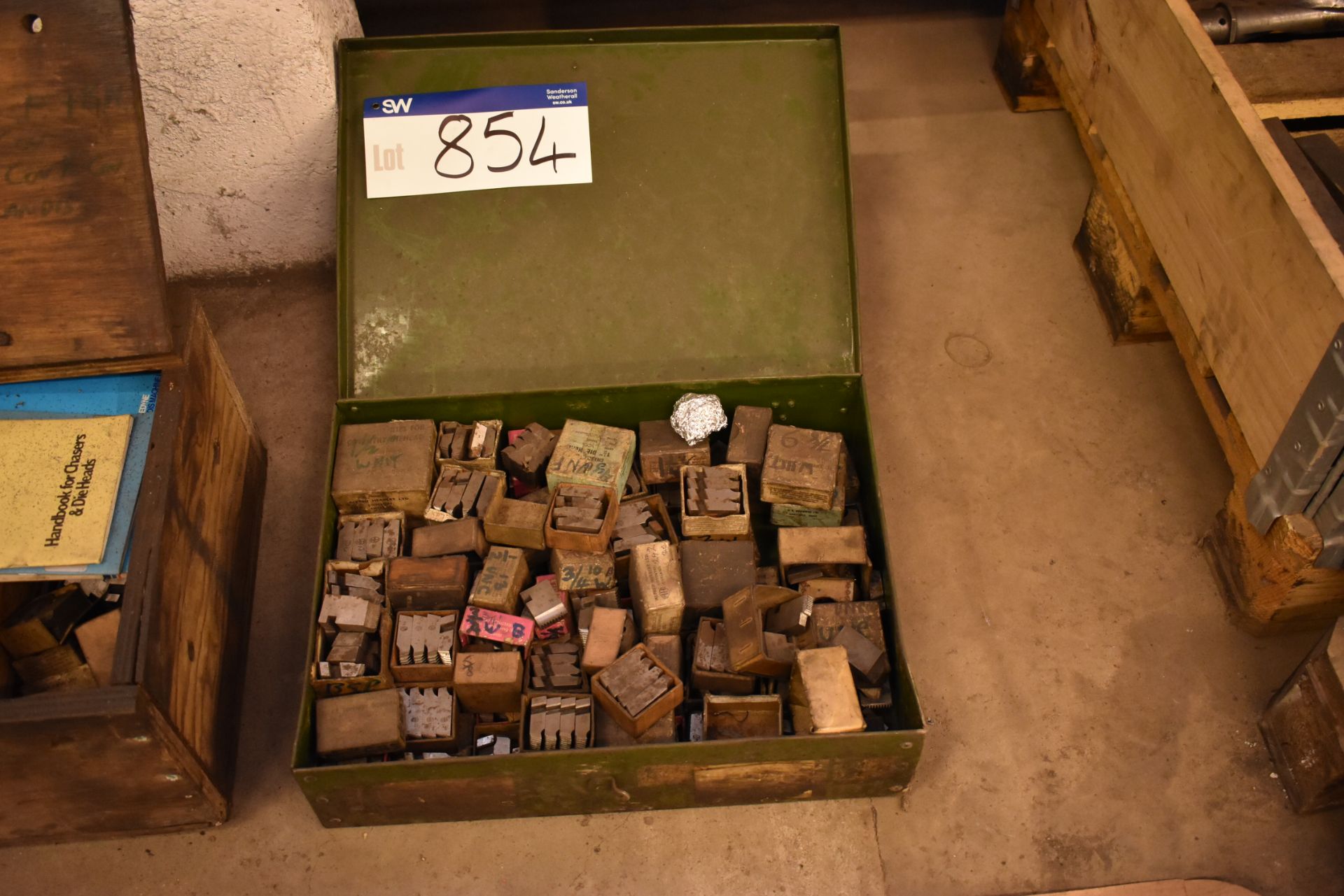 Quantity of Die Heads as set out in wooden case