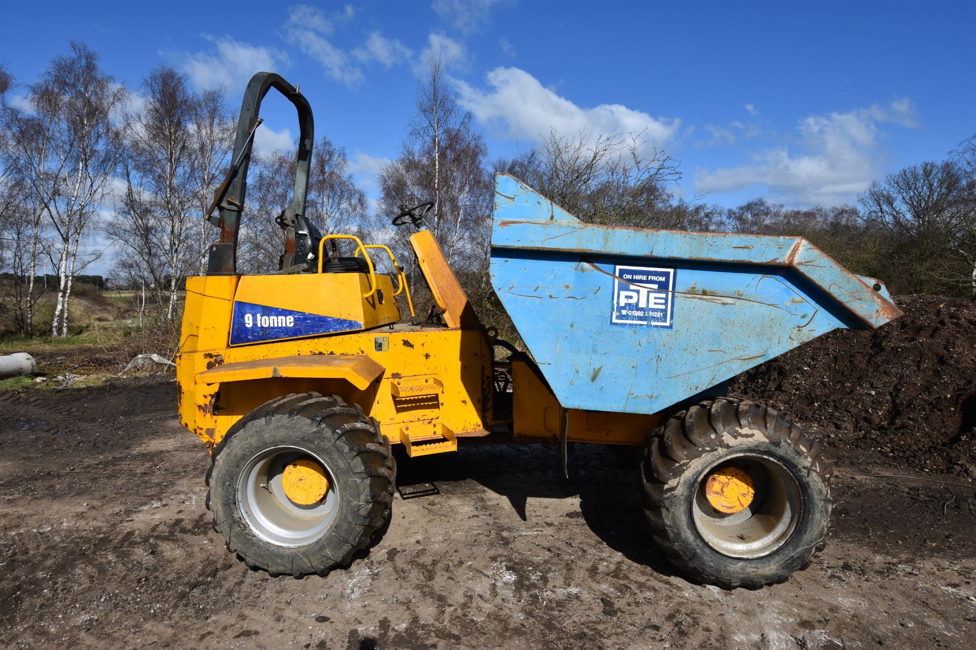 Thwaites 9000kg 4x4 Dumper, Serial No: SLCM290ZZ101A01174, Year of Manufacture: 2001, Indicated - Image 2 of 4