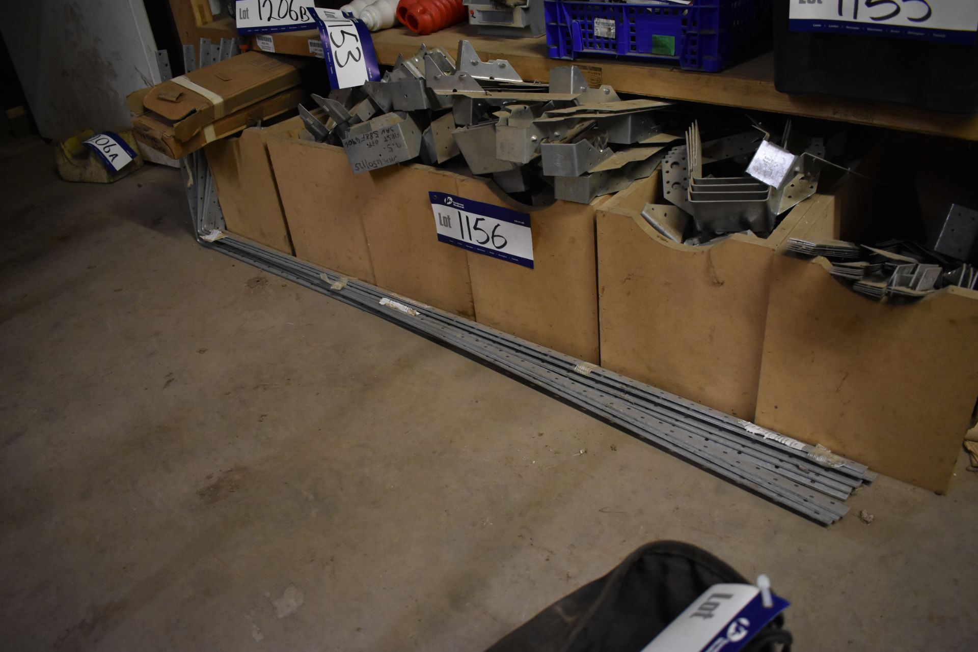 6 x Boxes containing various Joist Brackets and Supports