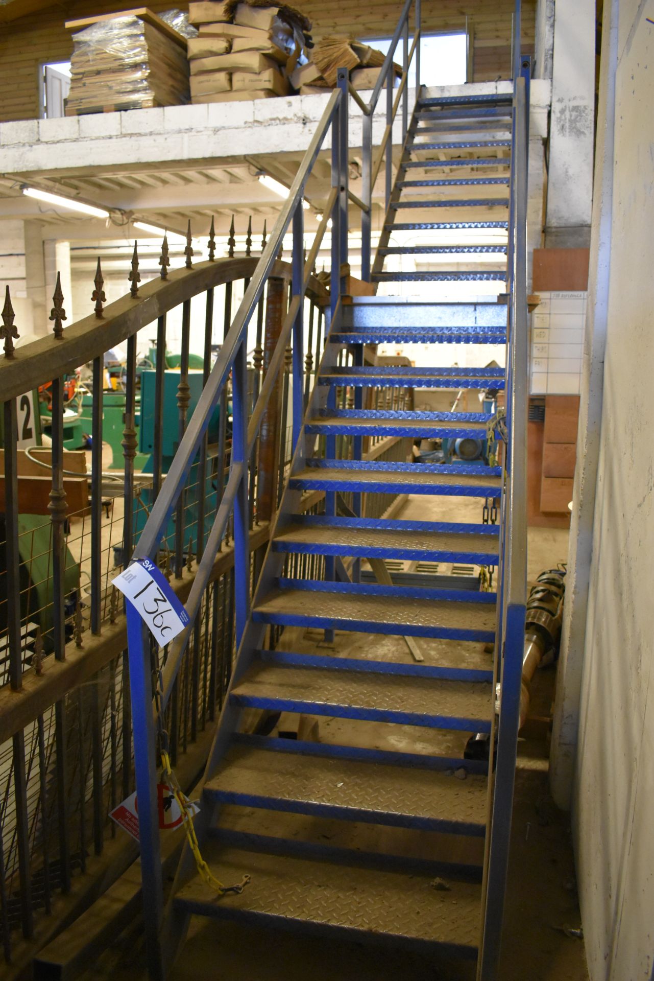 20 Rise Steel Access Staircase