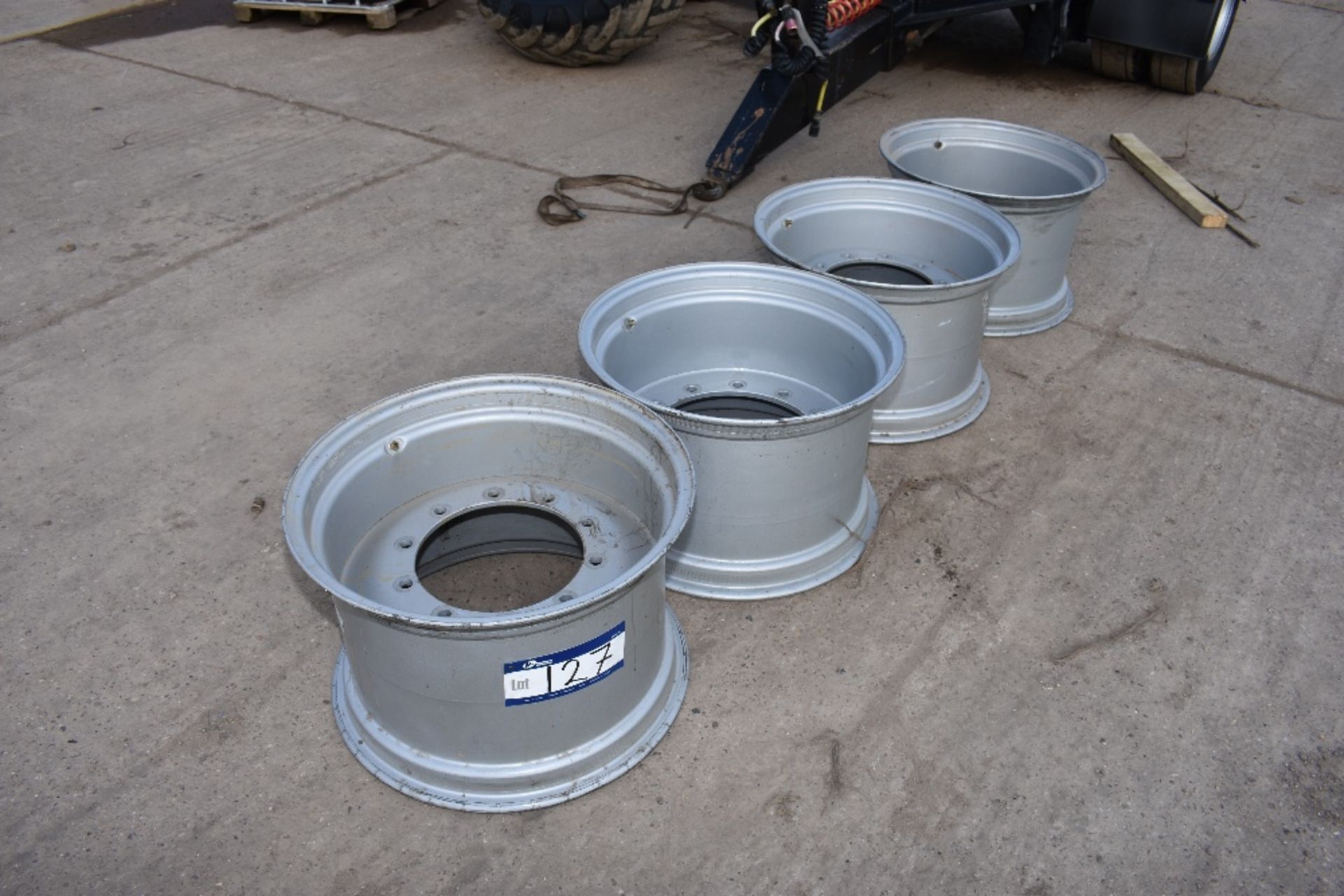 4 x 24” Steel 12 Stud Wheel Rims to fit JCB 3230 Fastrac