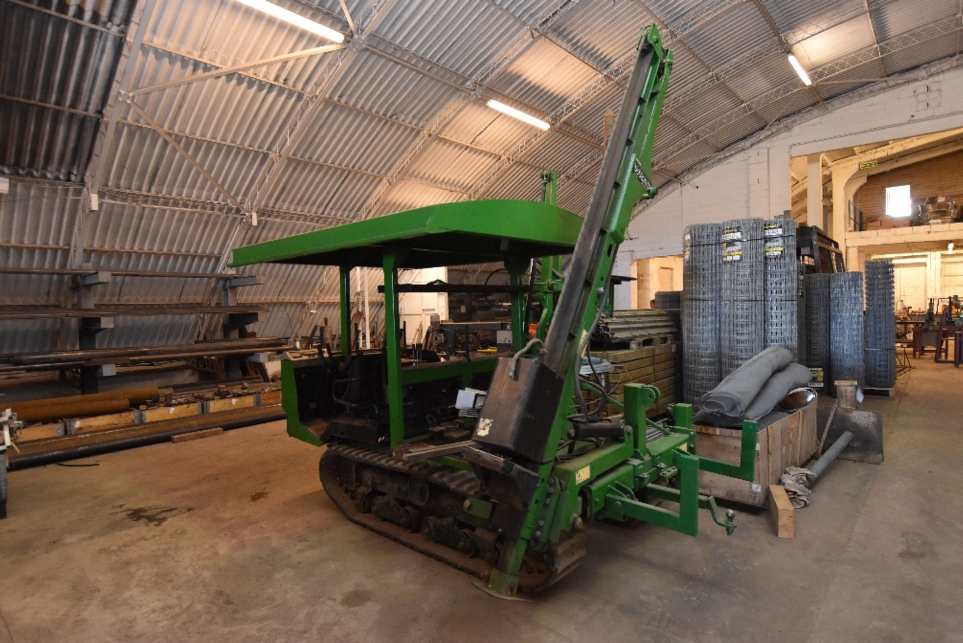 Yanmar Based Custom Built Tracked Skid Steer Fencing Machine c/w Wrag Hydraulic Post Knocker, - Image 2 of 4