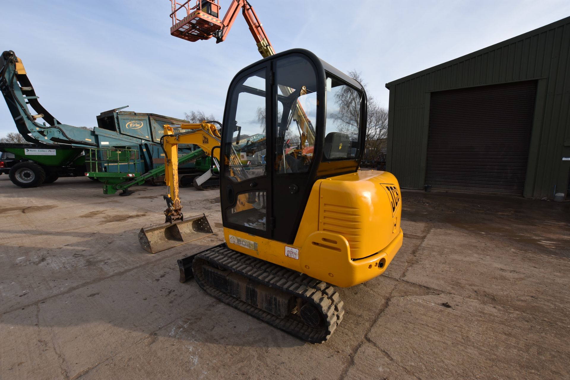 JCB 802 360° Mini Excavator, Serial No: SLP802S4E/044154 with Hammer Piping, Year of Manufacture: