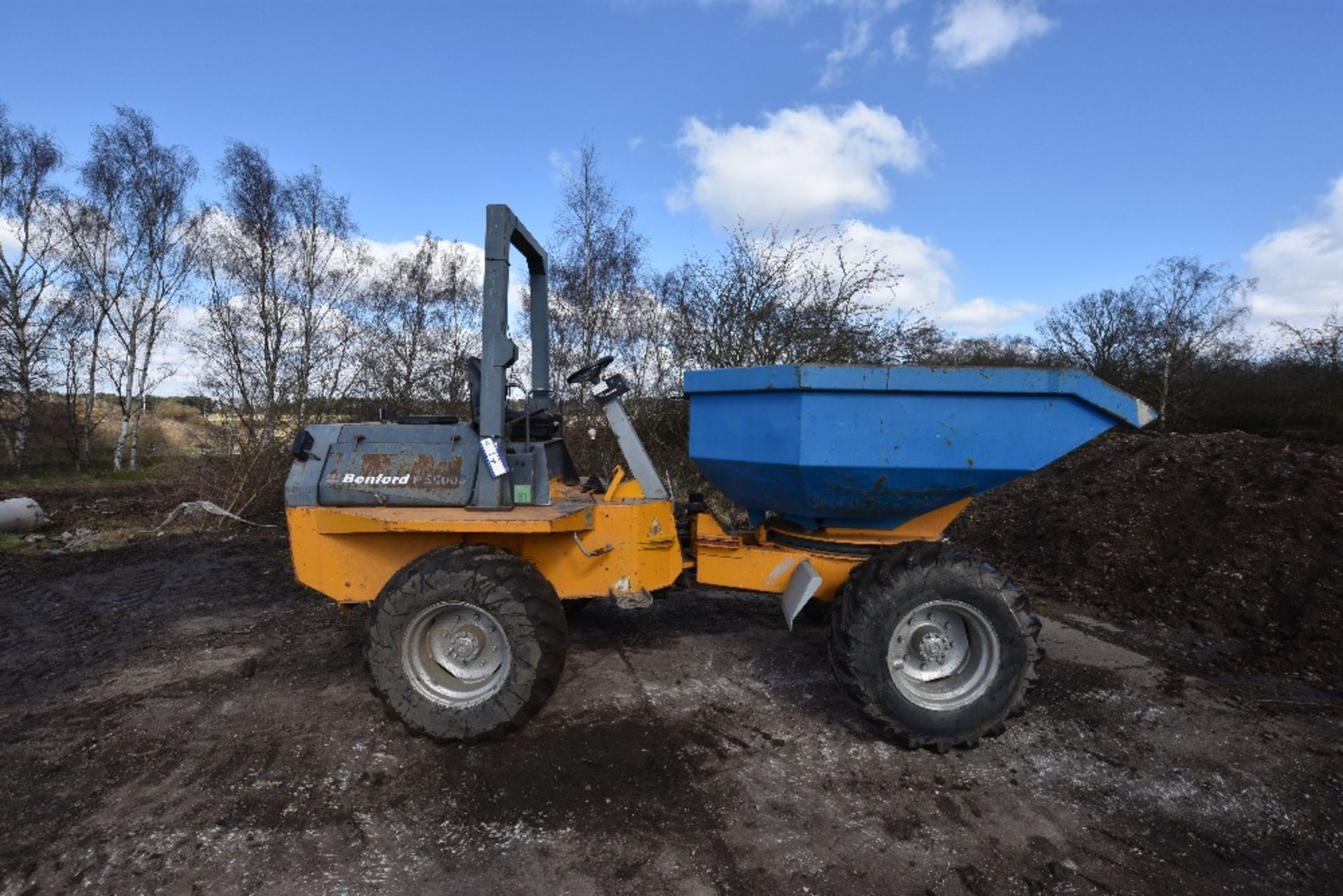 Benford PS6000 PSR 4x4 Swivel Tip Dumper, Serial No -, Year of Manufacture -, c/w ROPS, Indicated