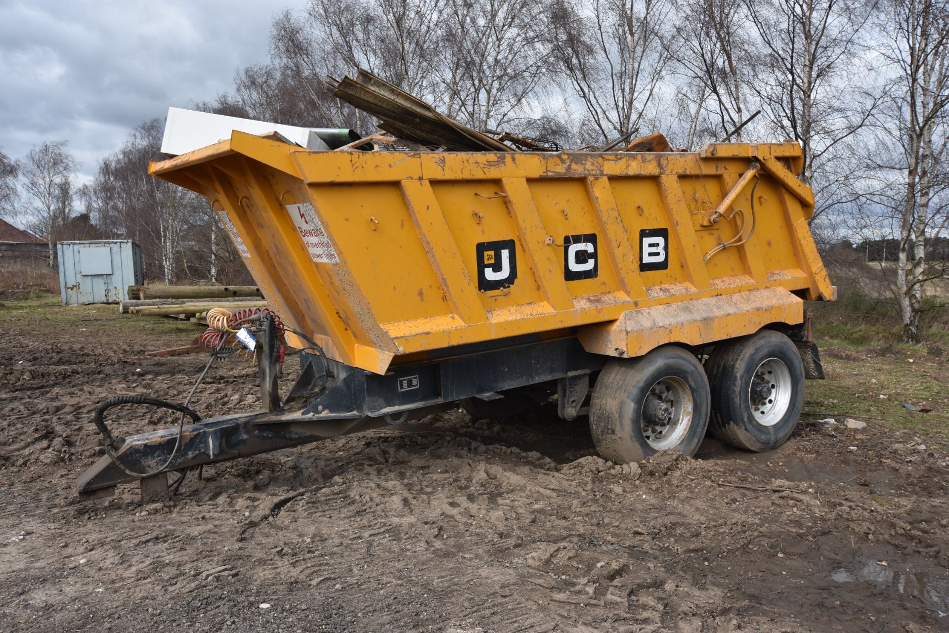 McCauley Tandem Axle Draw Bar Dump Trailer, Serial No: 5081, Year of Manufacture: 2010, Capacity: - Bild 2 aus 3