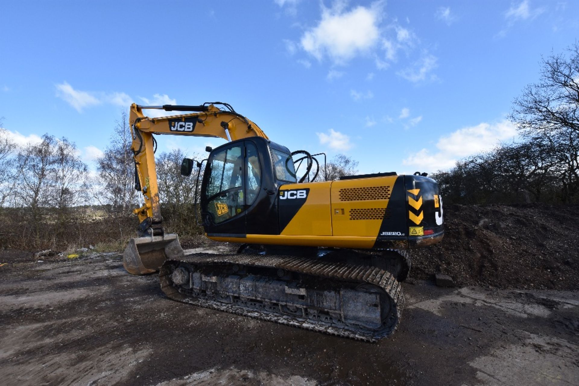 JCB JS220 LC Groundworker 360° Excavator, Serial N - Image 3 of 8