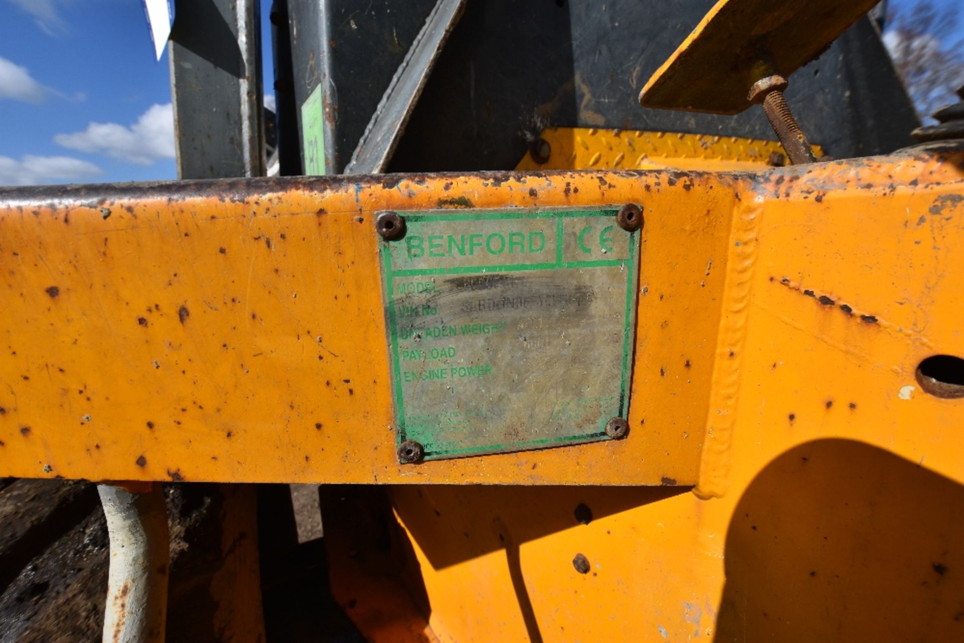 Benford PS6000 PSR 4x4 Swivel Tip Dumper, Serial No -, Year of Manufacture -, c/w ROPS, Indicated - Image 8 of 8