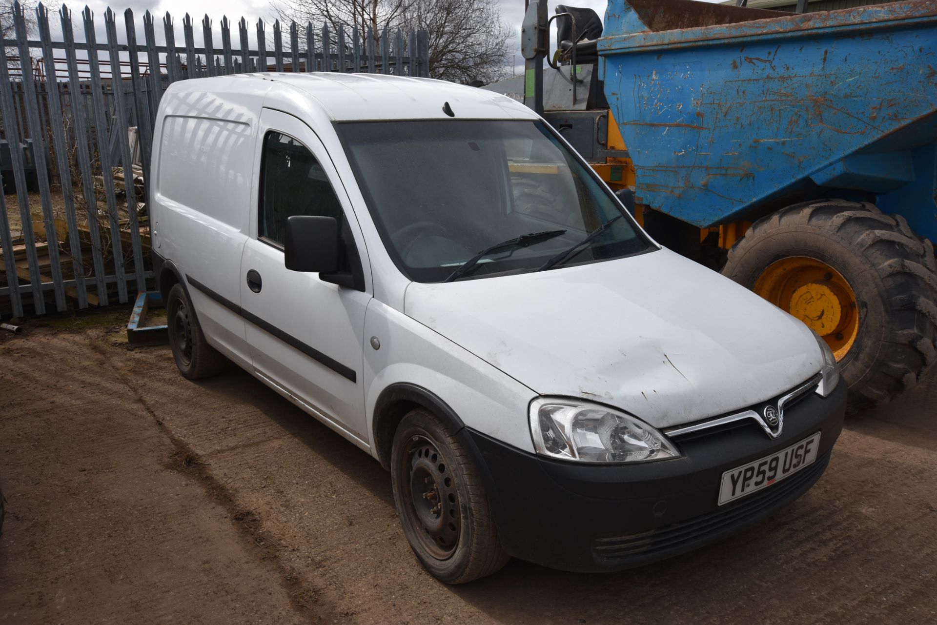 Vauxhall Combo 1.7CDTi Diesel Van, Registration Number: YP59USF, Date of Registration: - , Indicated