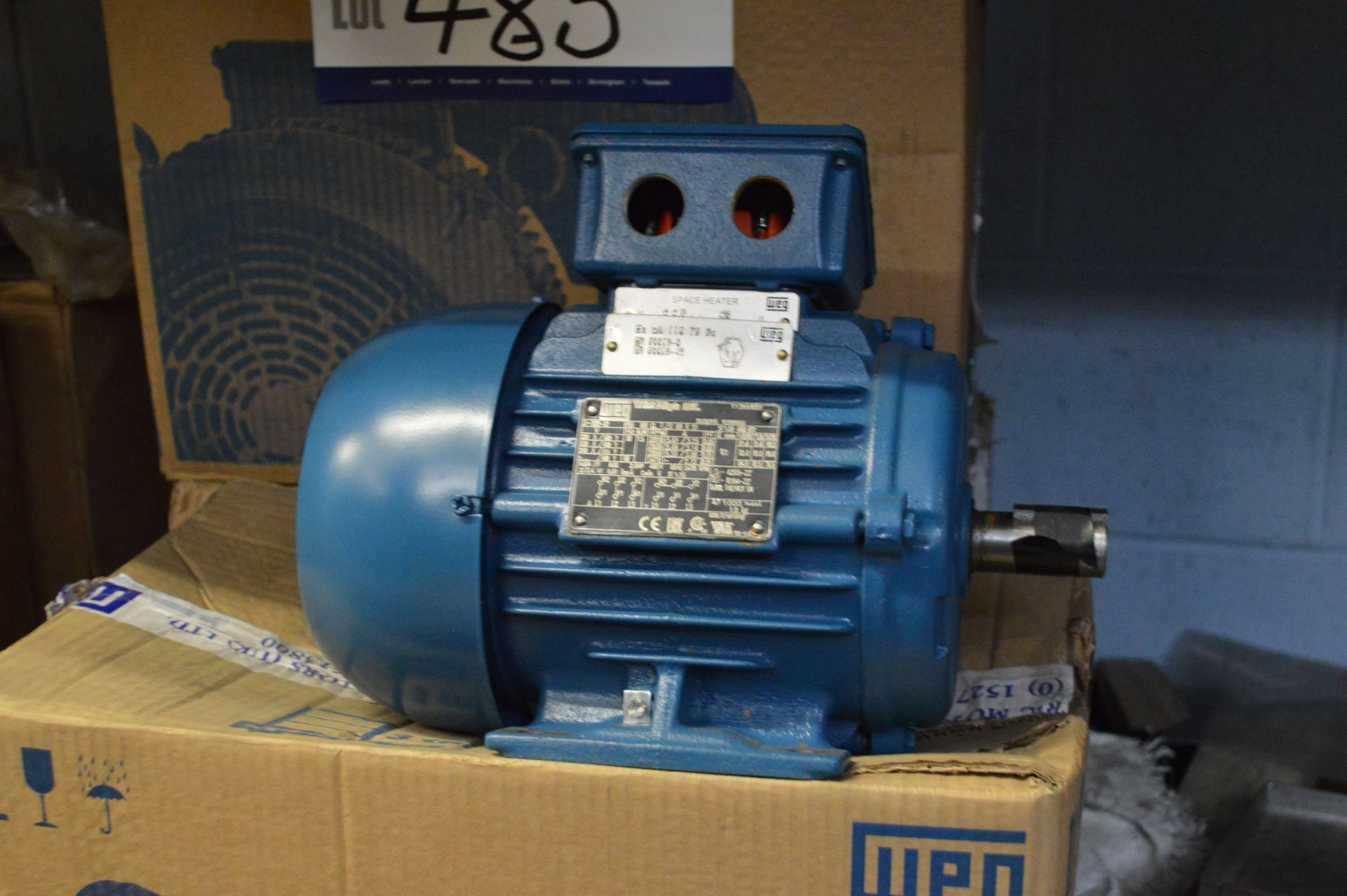 Four Weg 1.5kW Electric Motors, 2810rpm (understoo - Bild 2 aus 4