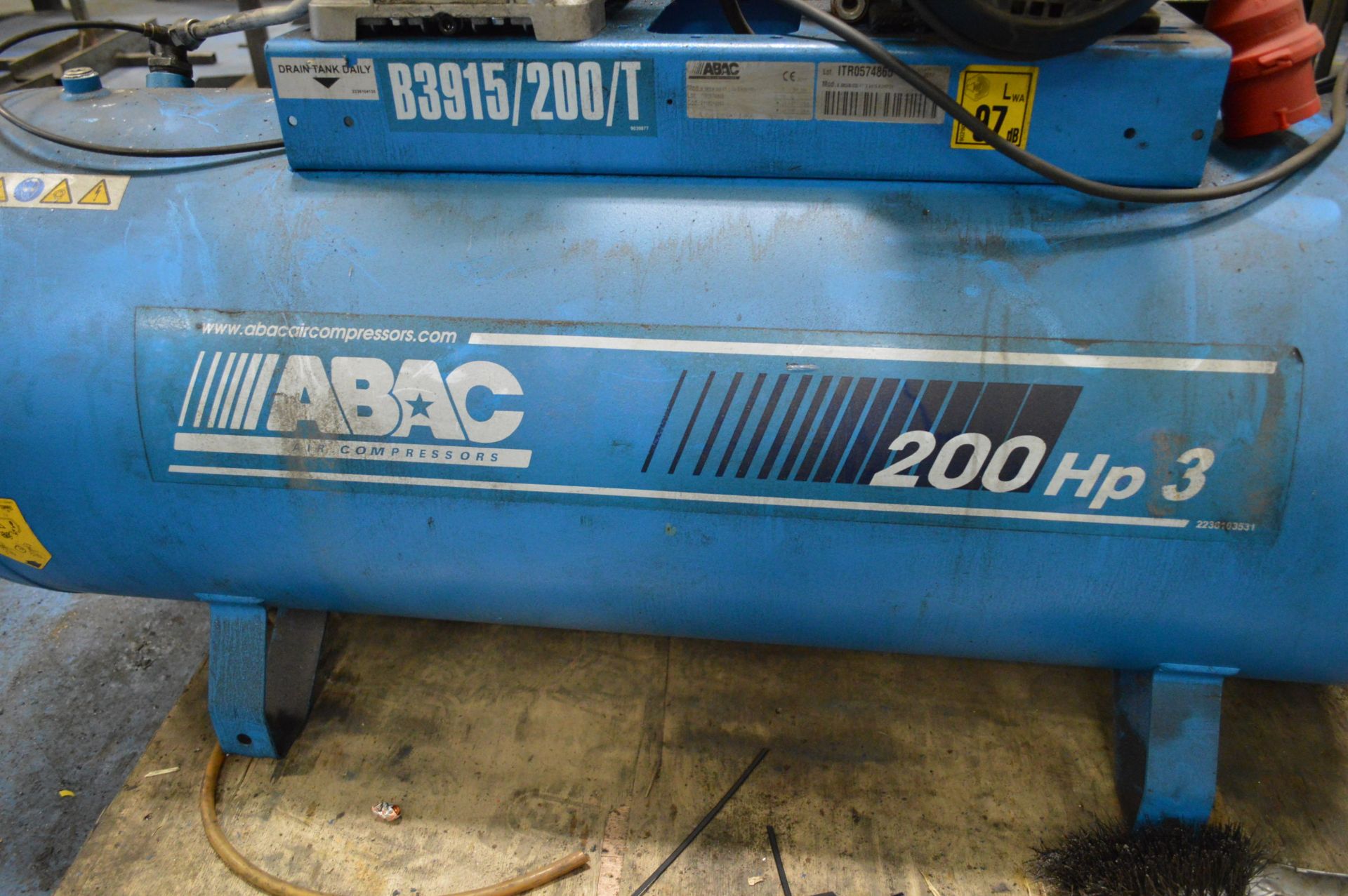 Abac B3915/200/T Horizontal Receiver Mounted Air C - Image 3 of 4