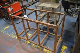 Fabricated Steel Bench Frame, approx. 1.24m x 580m