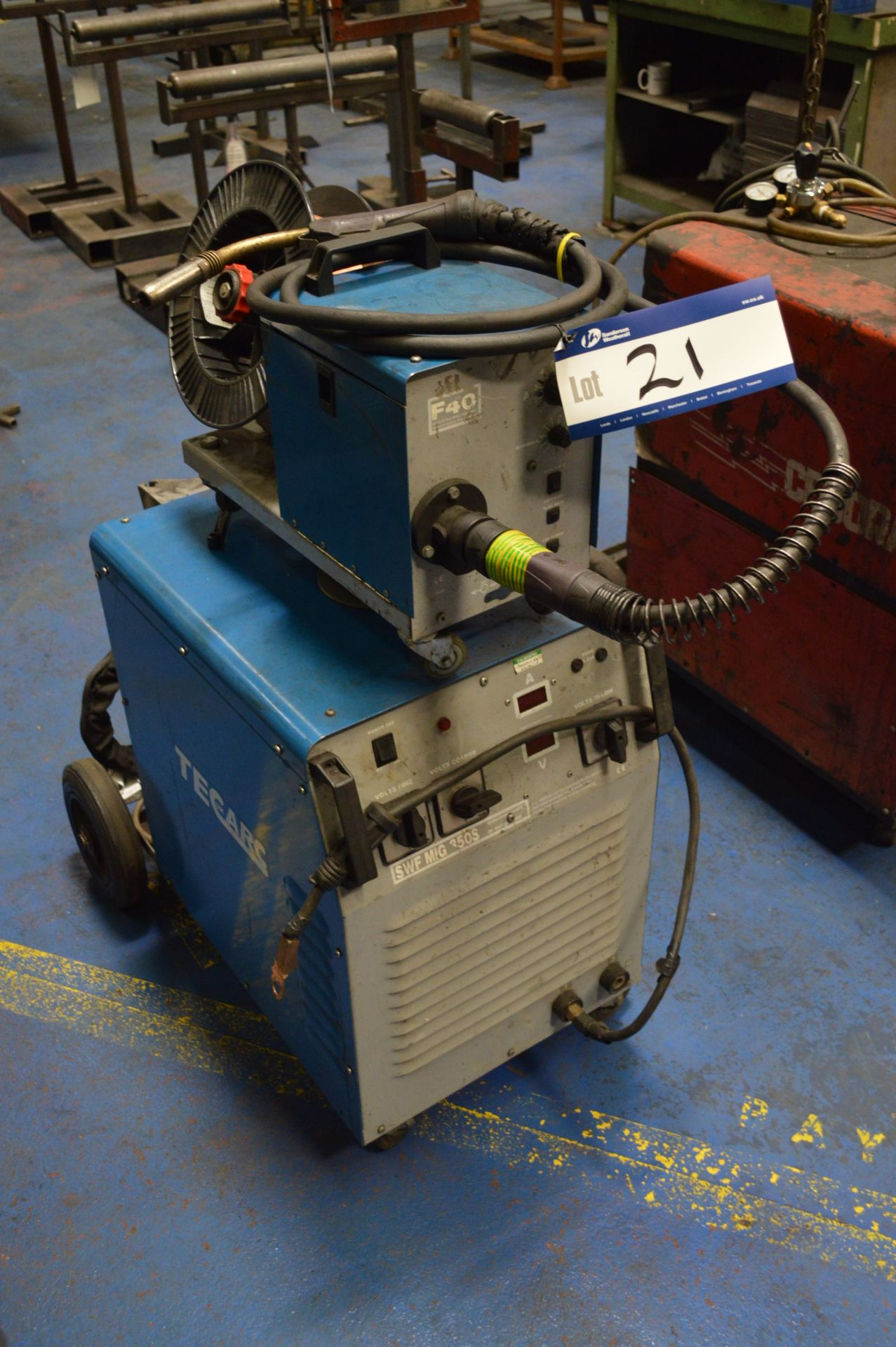 Tecarc SWF Mig 350S Mig Welding Transformer, seria - Bild 3 aus 5