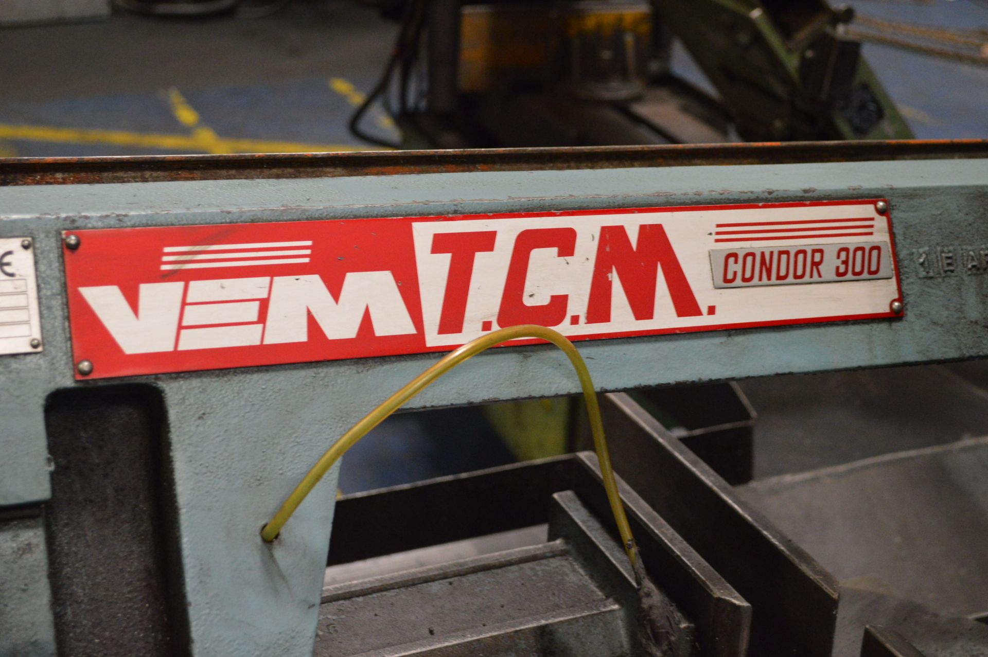 Vem T.C.M CONDOR 300S HORIZONTAL METAL BANDSAW, se - Image 6 of 7