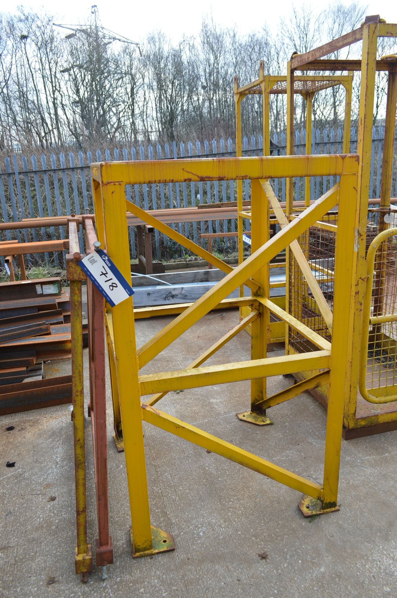 500kg SWL Fabricated Steel Frame, with two fabrica