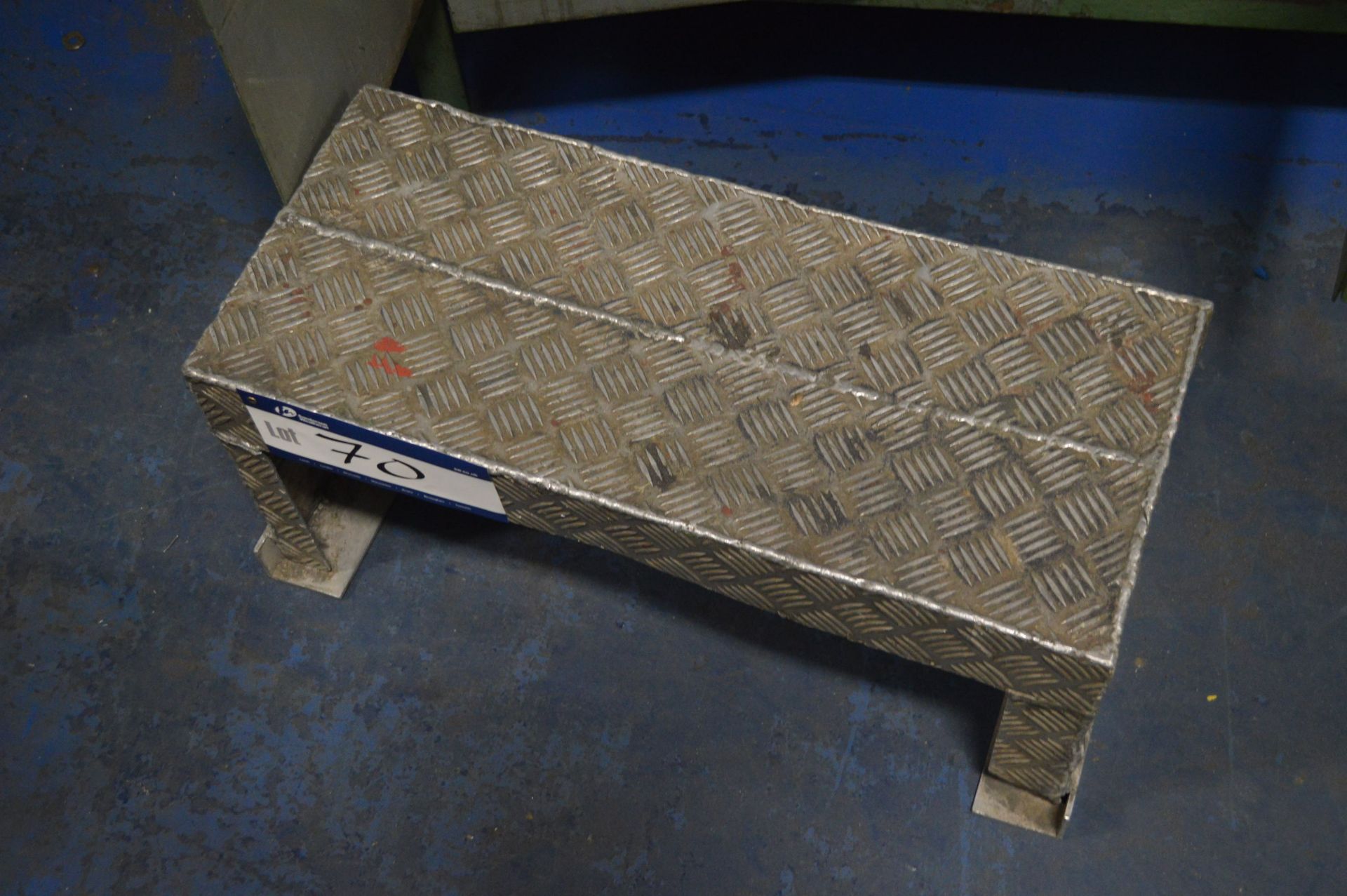 Alloy Chequer Plate Step