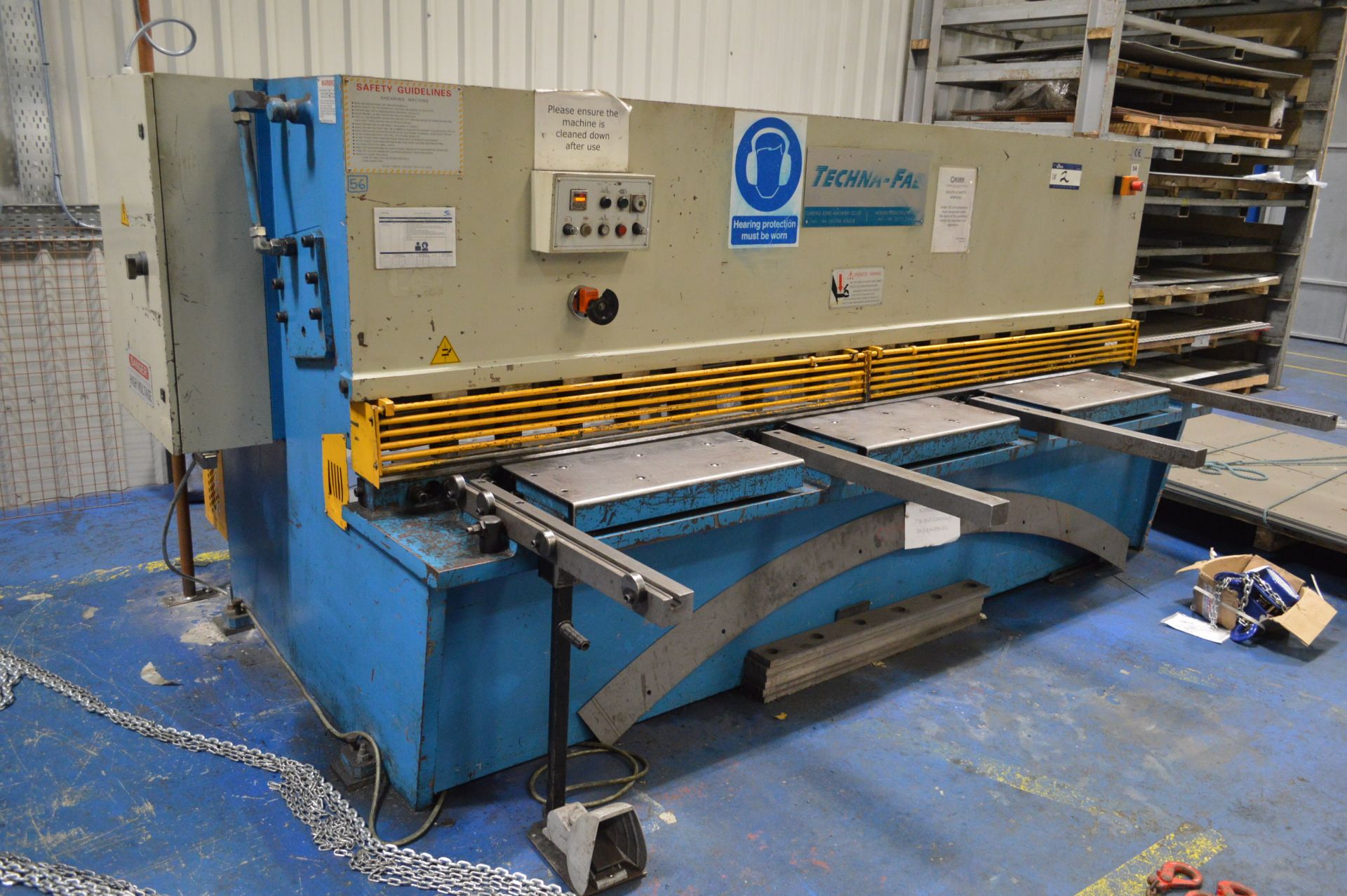 Techna-fab 0C12Y 12mm x 3200mm HYDRAULIC GUILLOTIN - Bild 2 aus 11