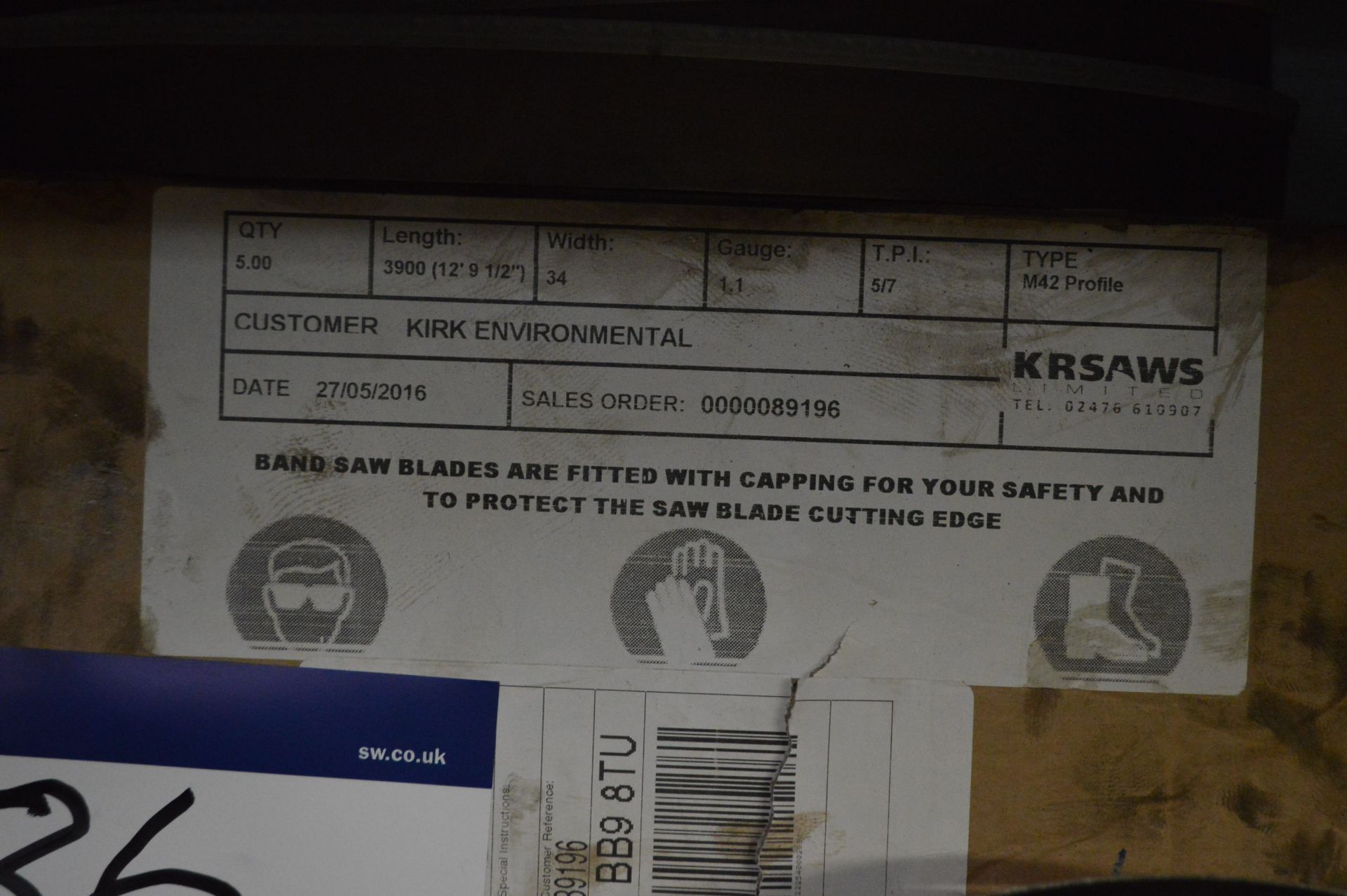 Band Saw Blades, in approx. eight boxes - Image 3 of 4