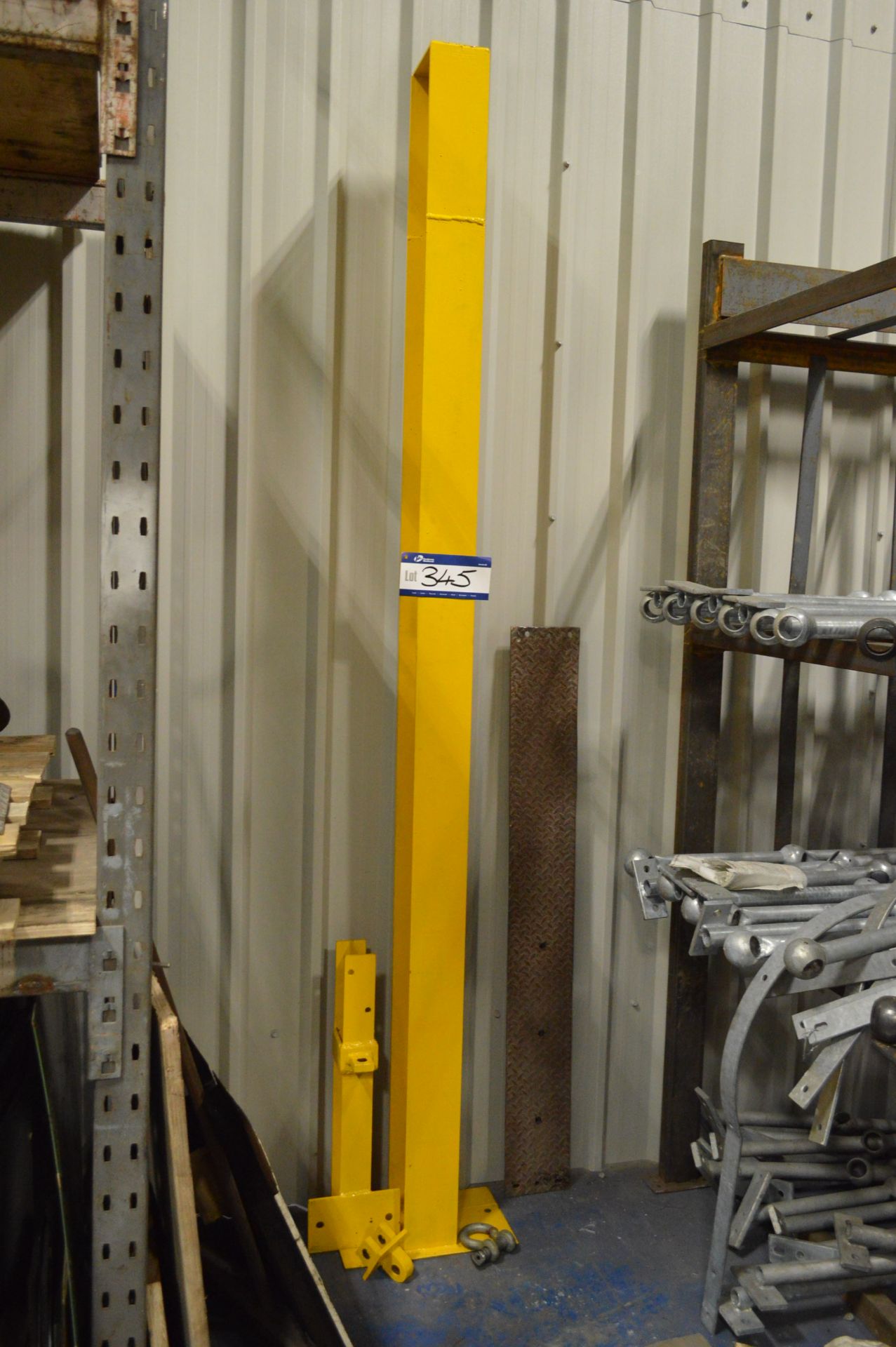 Fabricated Steel RSJ Pillar, with jib arm, approx.