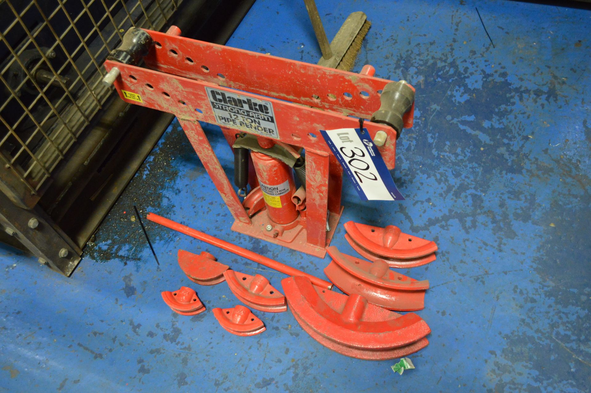 Clarke Strong-Arm 12 tonne Pipe Bender, with equip