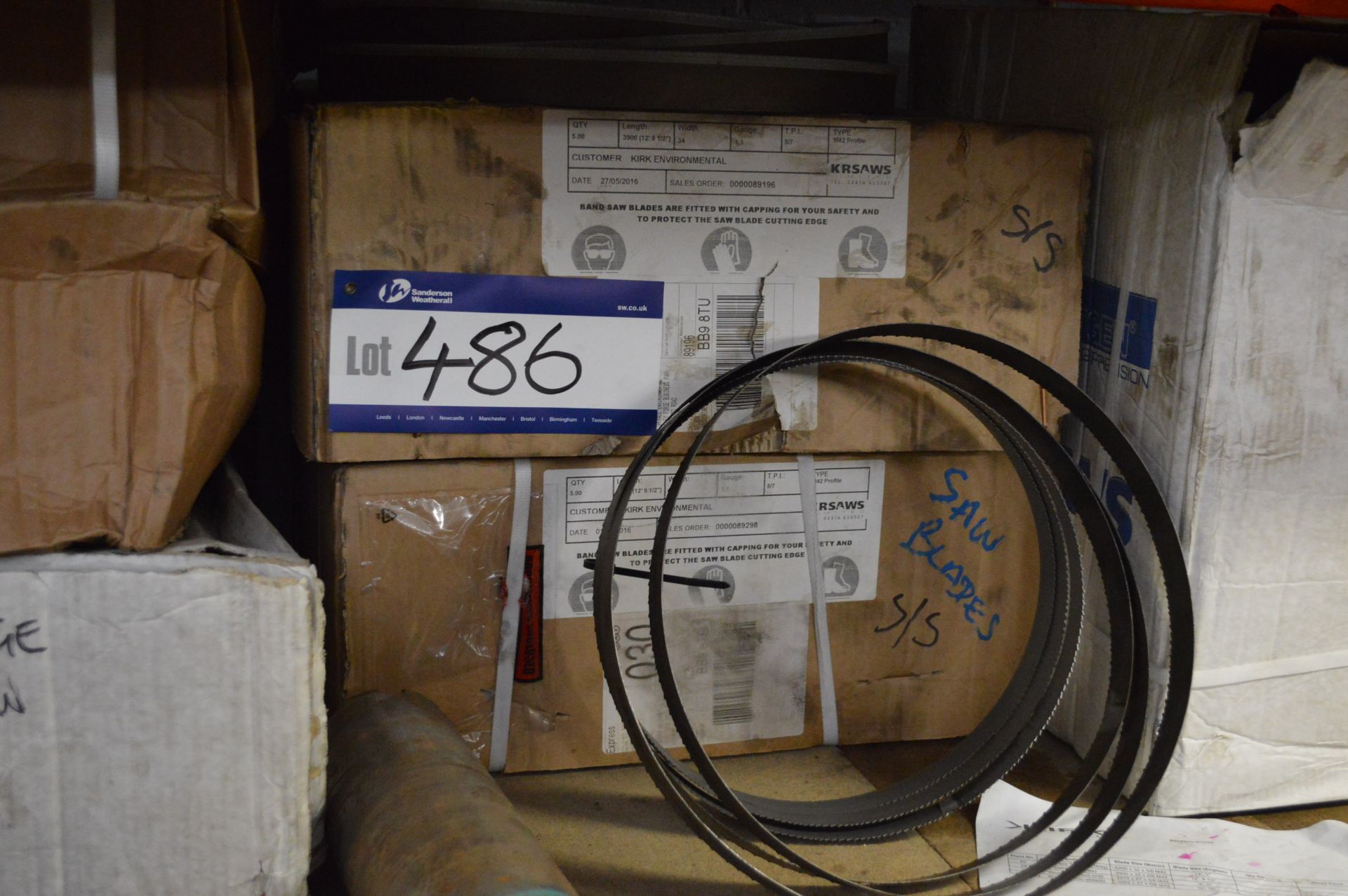Band Saw Blades, in approx. eight boxes - Image 2 of 4