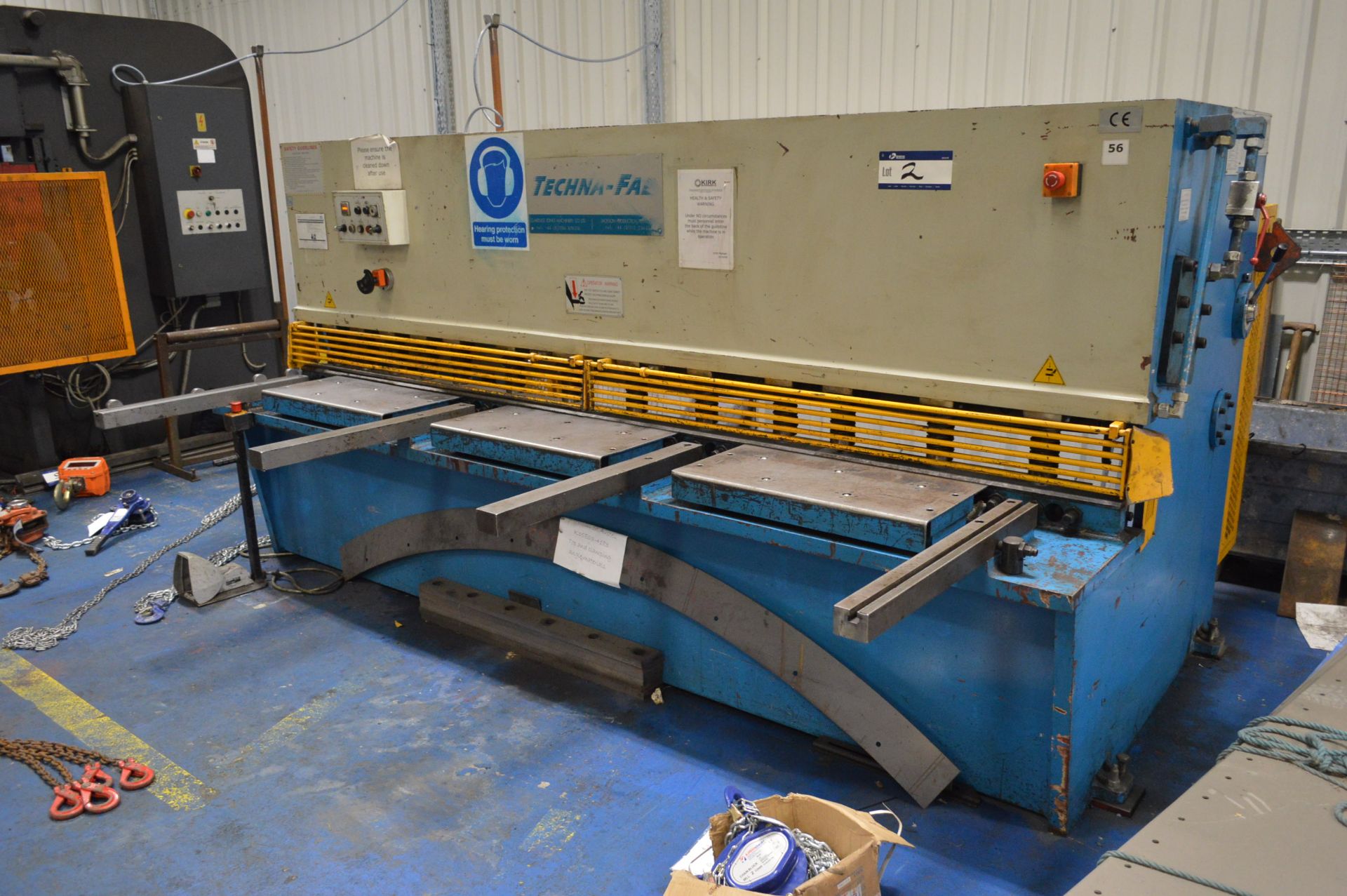 Techna-fab 0C12Y 12mm x 3200mm HYDRAULIC GUILLOTIN