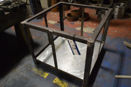 Fabricated Steel Box, approx. 1m x 1m x 720mm deep