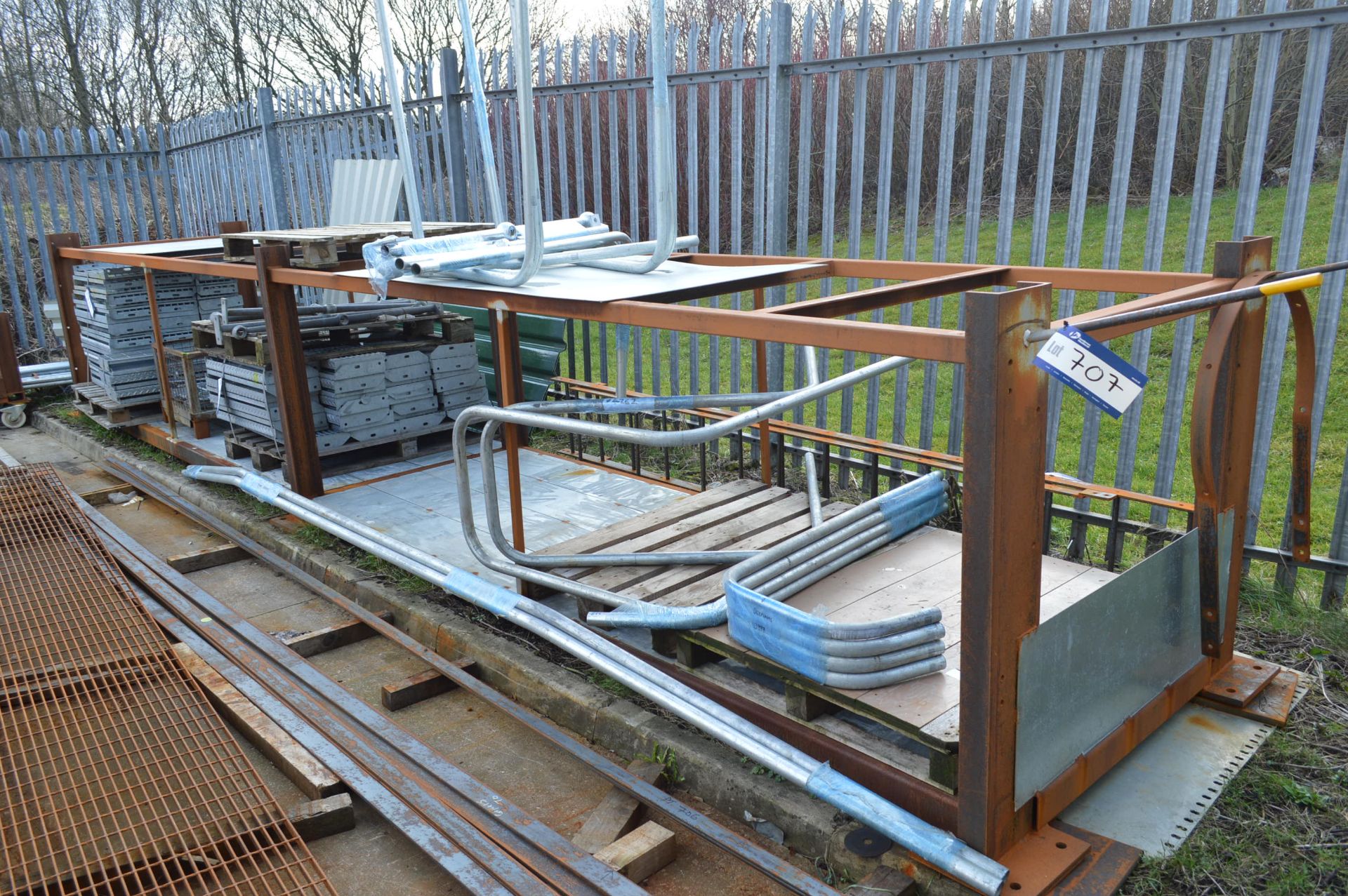 Fabricated Steel Rack (reserve removal until conte