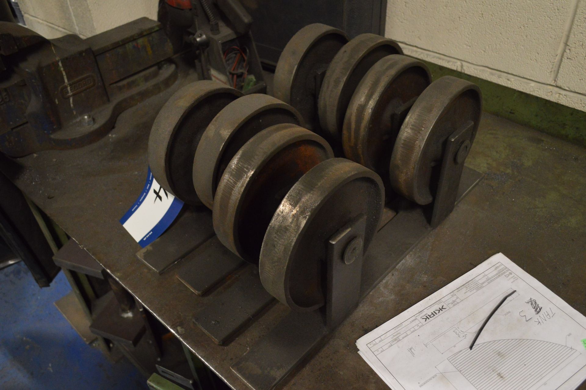 Eight Idler Rollers - Image 2 of 2