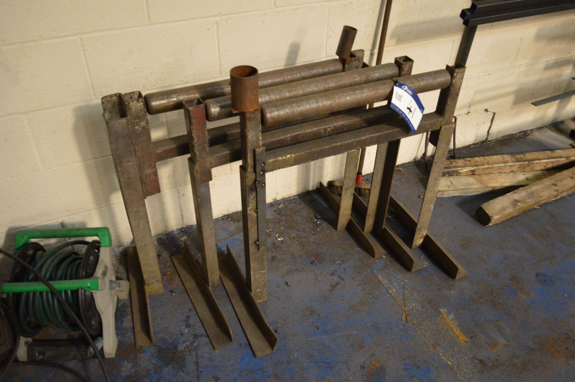 Three Steel Roller Feed Stands, each approx. 660mm - Image 2 of 2