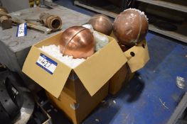 Copper Float Valves, as set out (two known to be d