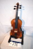 Eysia Violin, Size 4/4, One-Piece Back, Instrument Only