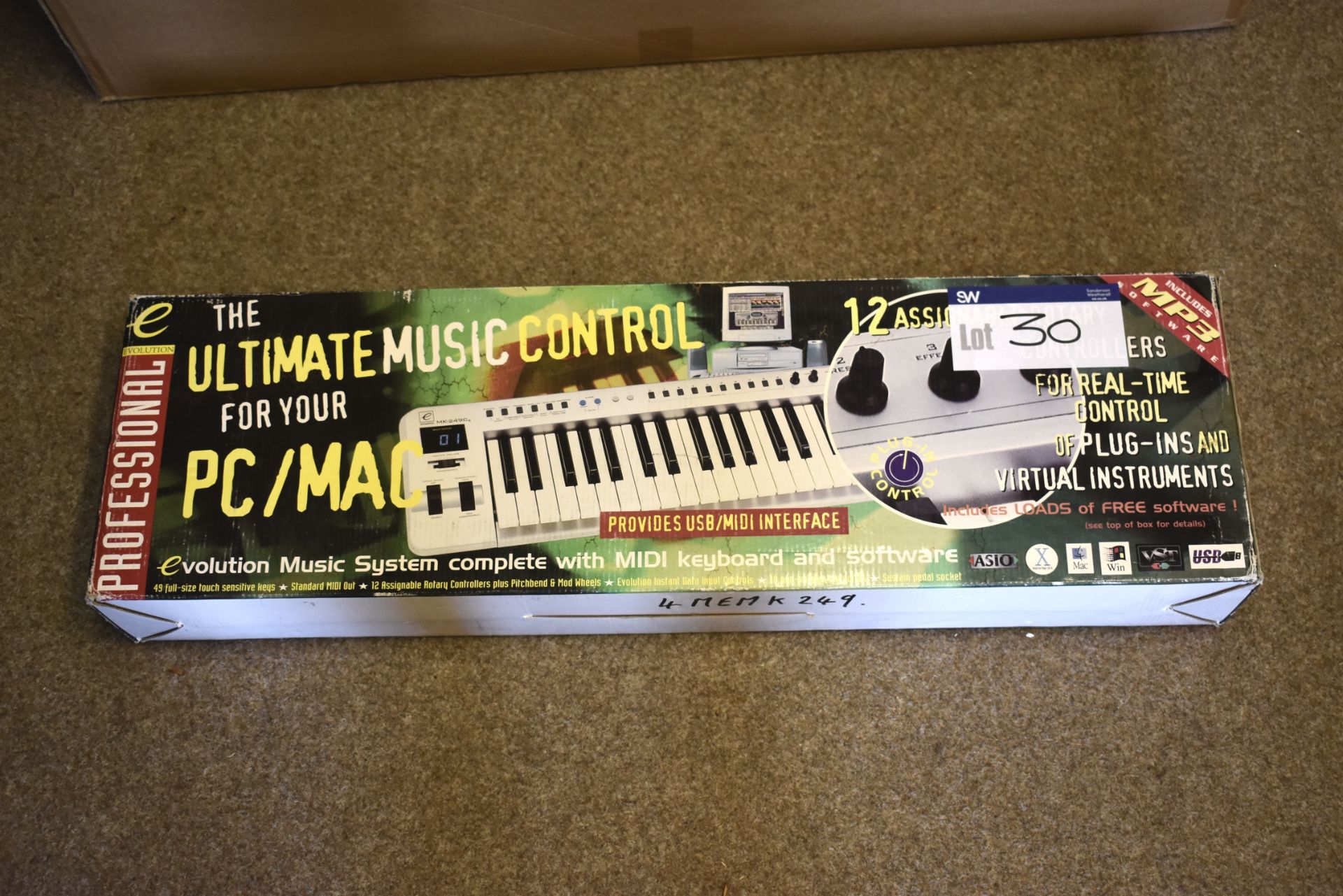 Evolution MK-2496 Keyboard Controller (with Box)