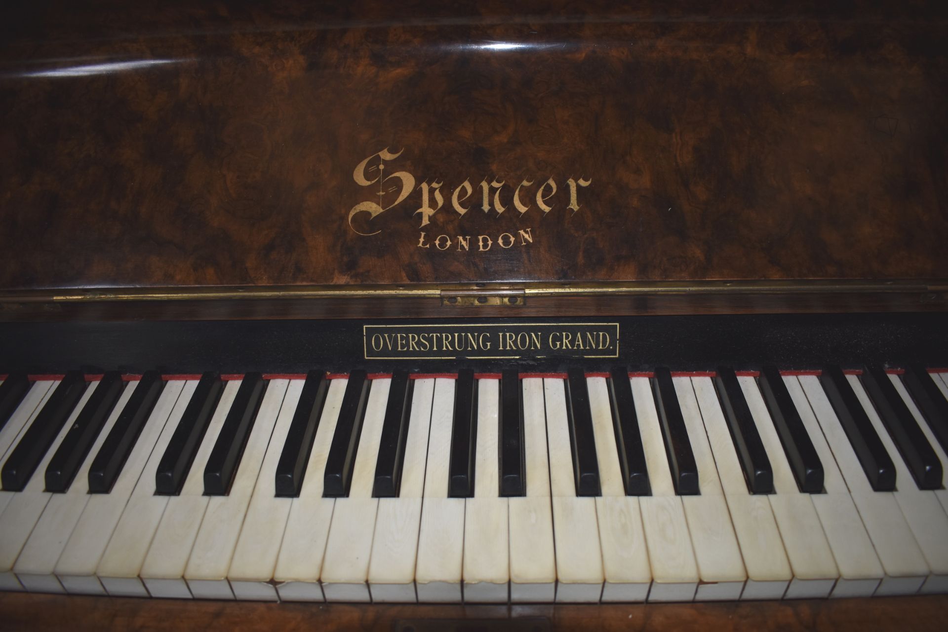 Spencer London Upright Piano, Circa 1920’s, Walnut Veneered, Overstrung - Image 2 of 2