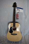 Stagg SW203 LH-N Acoustic Guitar (Left Hand)
