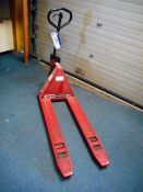 Clarke Strong Arm 2000kg Capacity Hand Hydraulic Pallet Truck, 1100mm x 550mm on Forks
