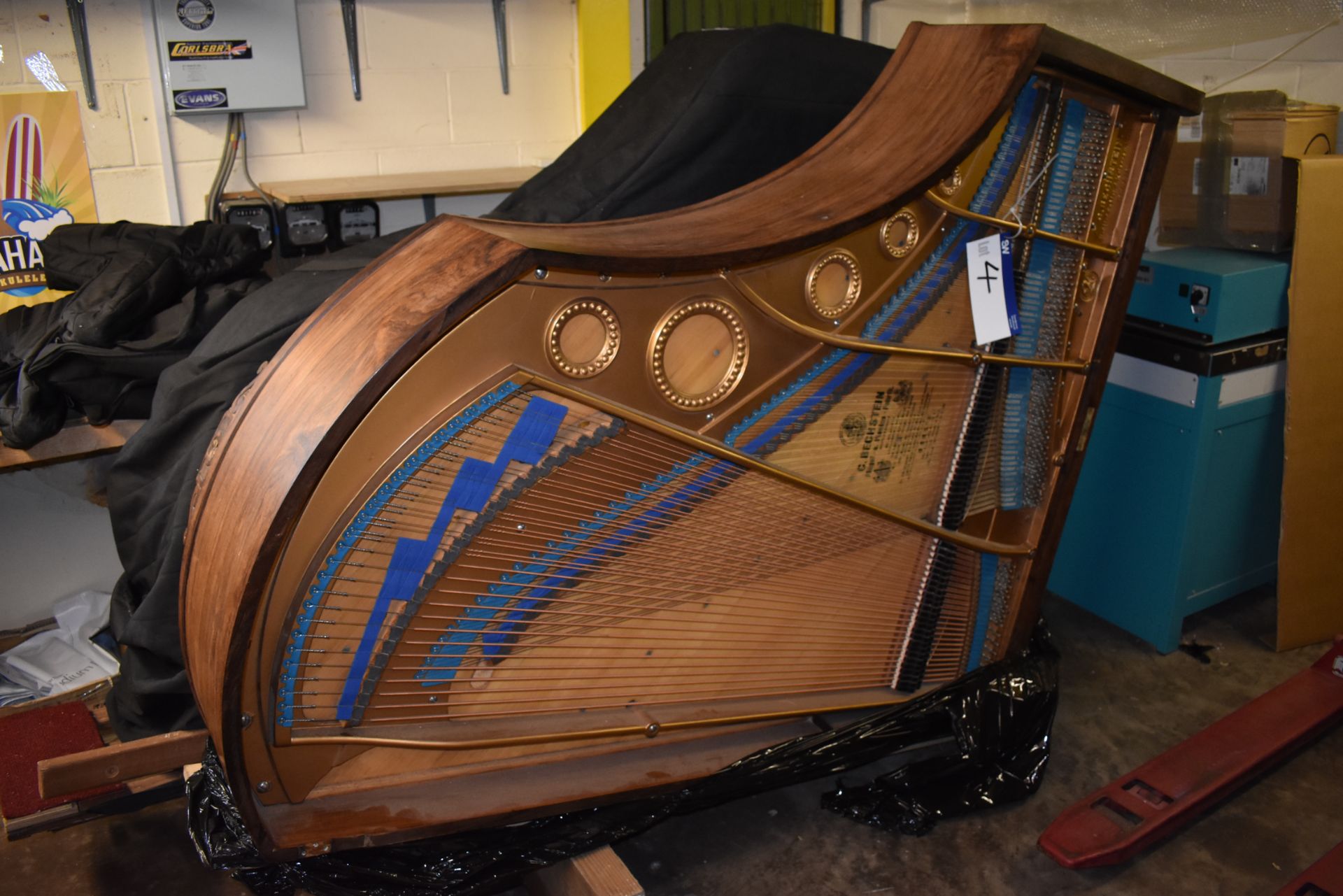 Bechstein Model ‘B’ Grand Piano, Circa 1900, Part Restored, Rosewood Veneer (currently prepared