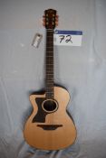 Layke Huron Electric Acoustic Guitar (Left Hand)